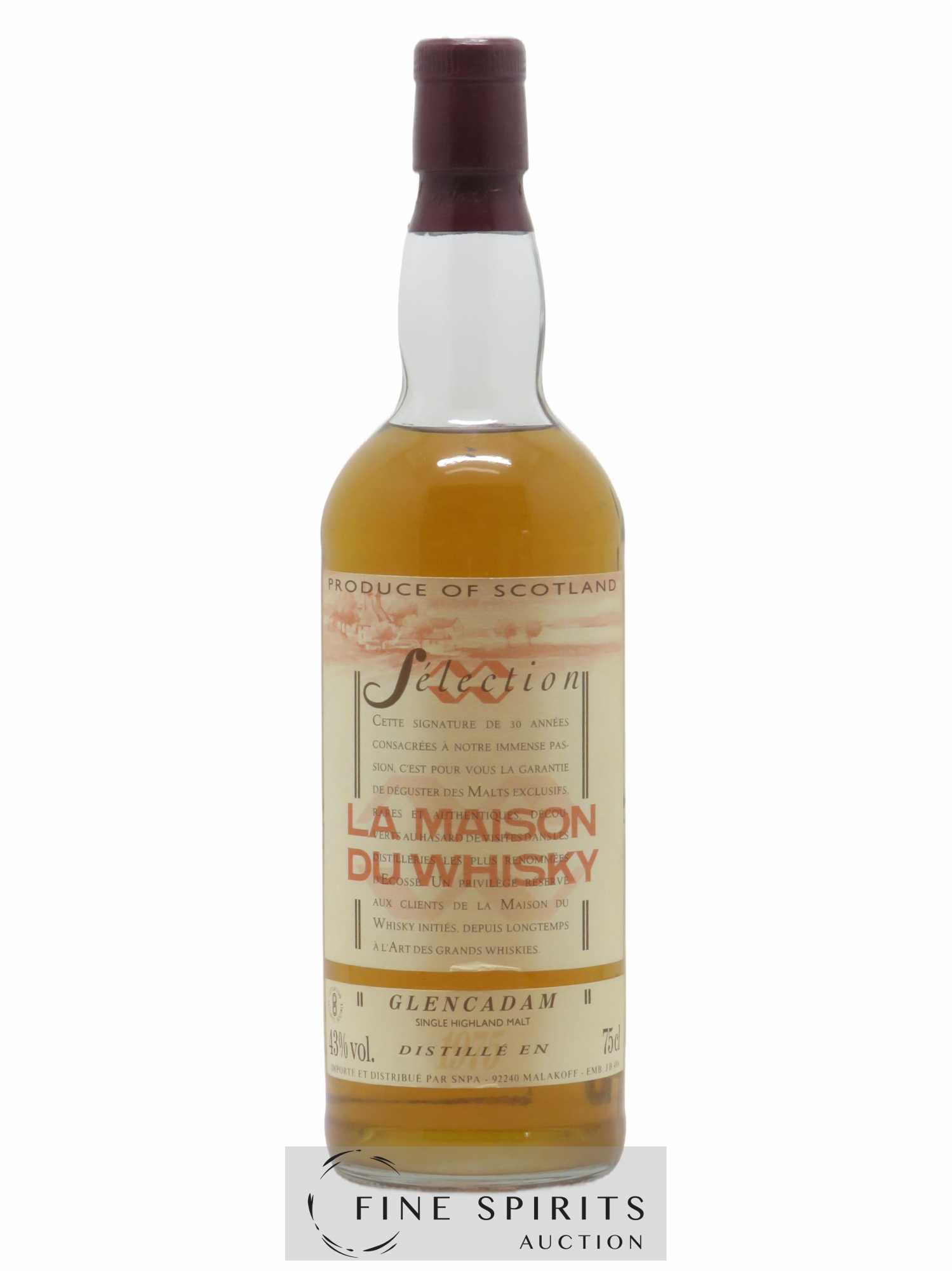 Glencadam 1975 LMDW Sélection SNPA Import