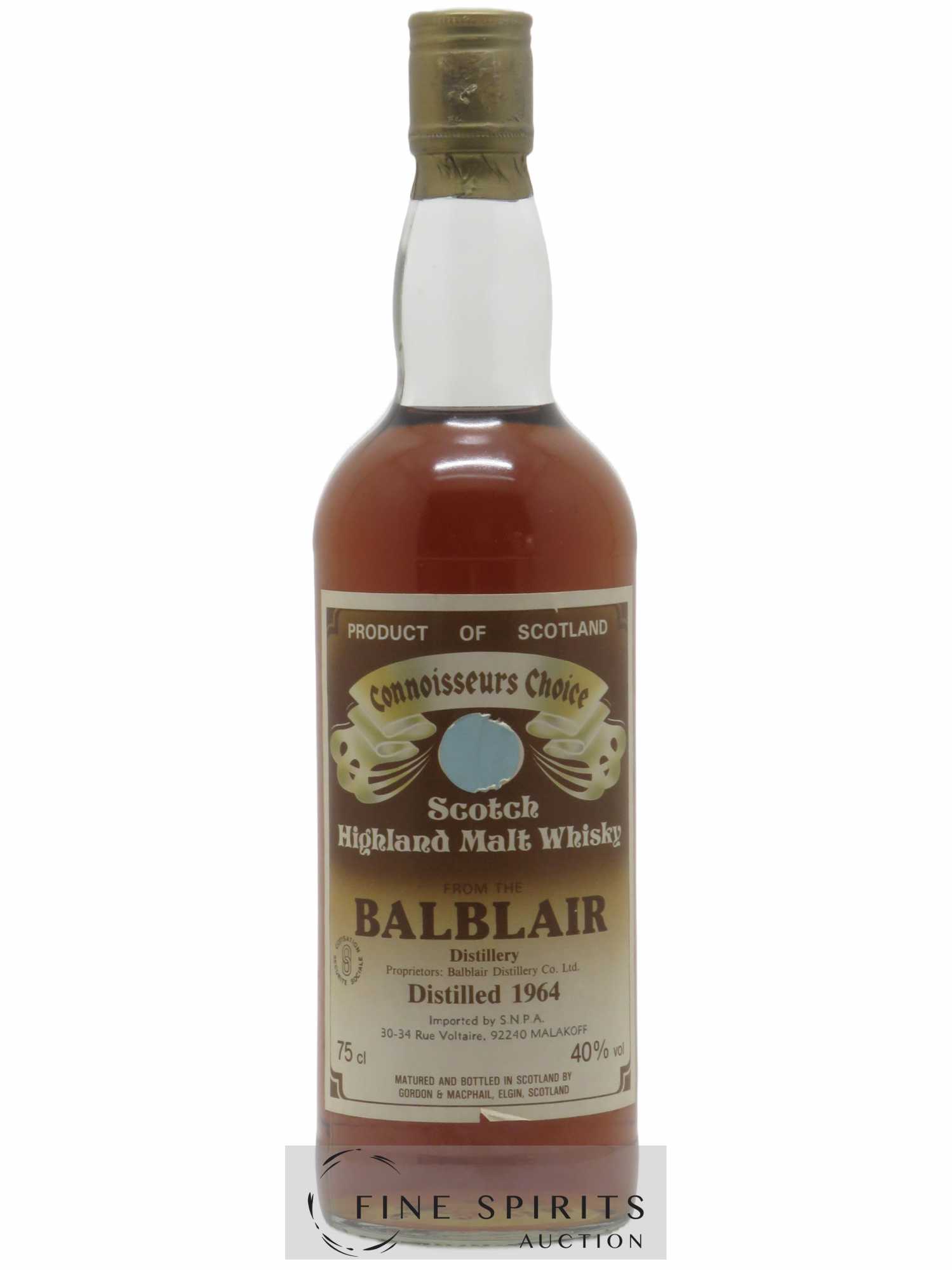 Balblair 1964 Gordon & Macphail Connoisseurs Choice S.N.P.A Import