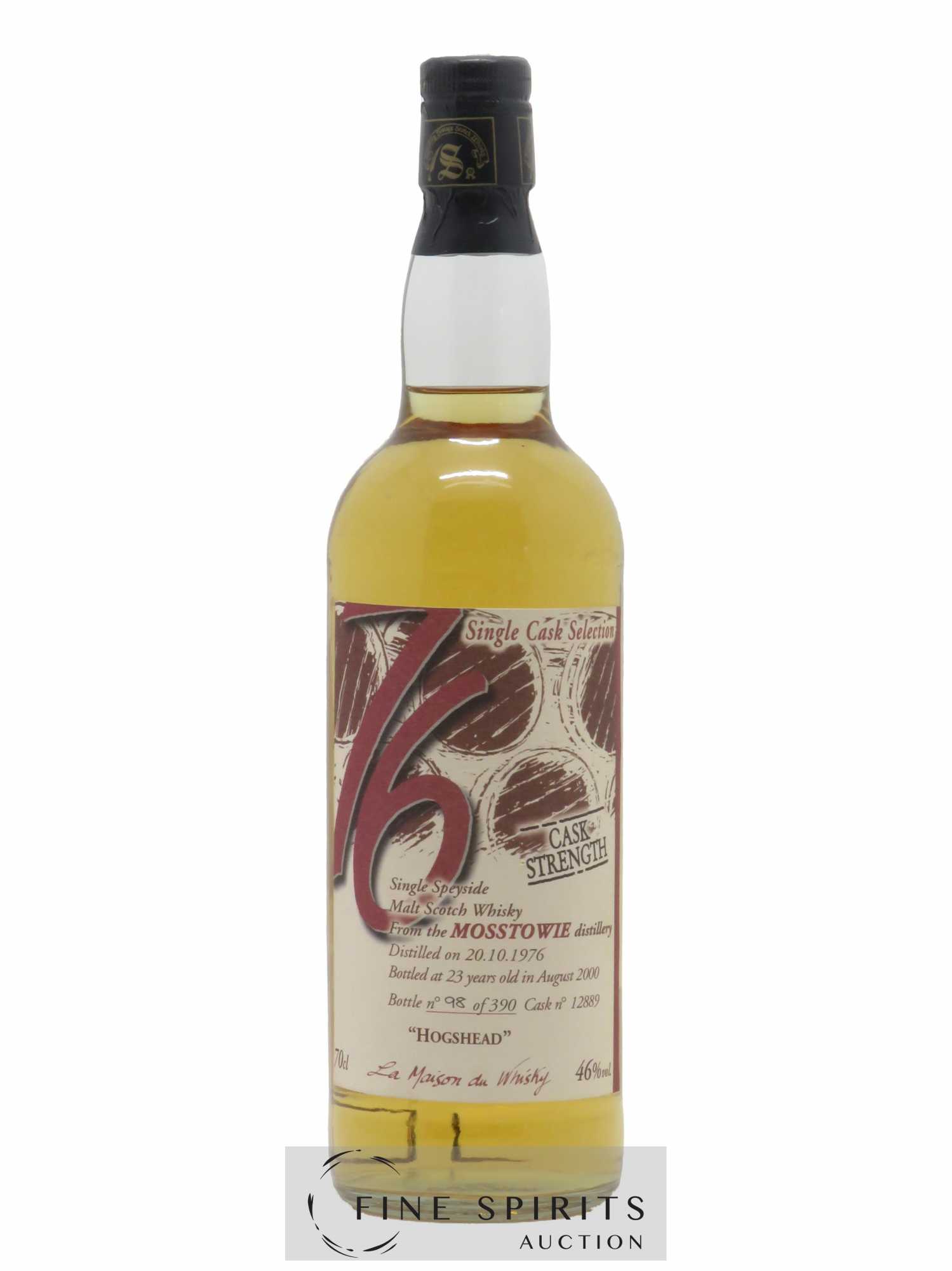 Mosstowie 23 years 1976 Of. Hogshead Cask n°12889 - One of 390 - bottled 2000 LMDW Single Cask Selection