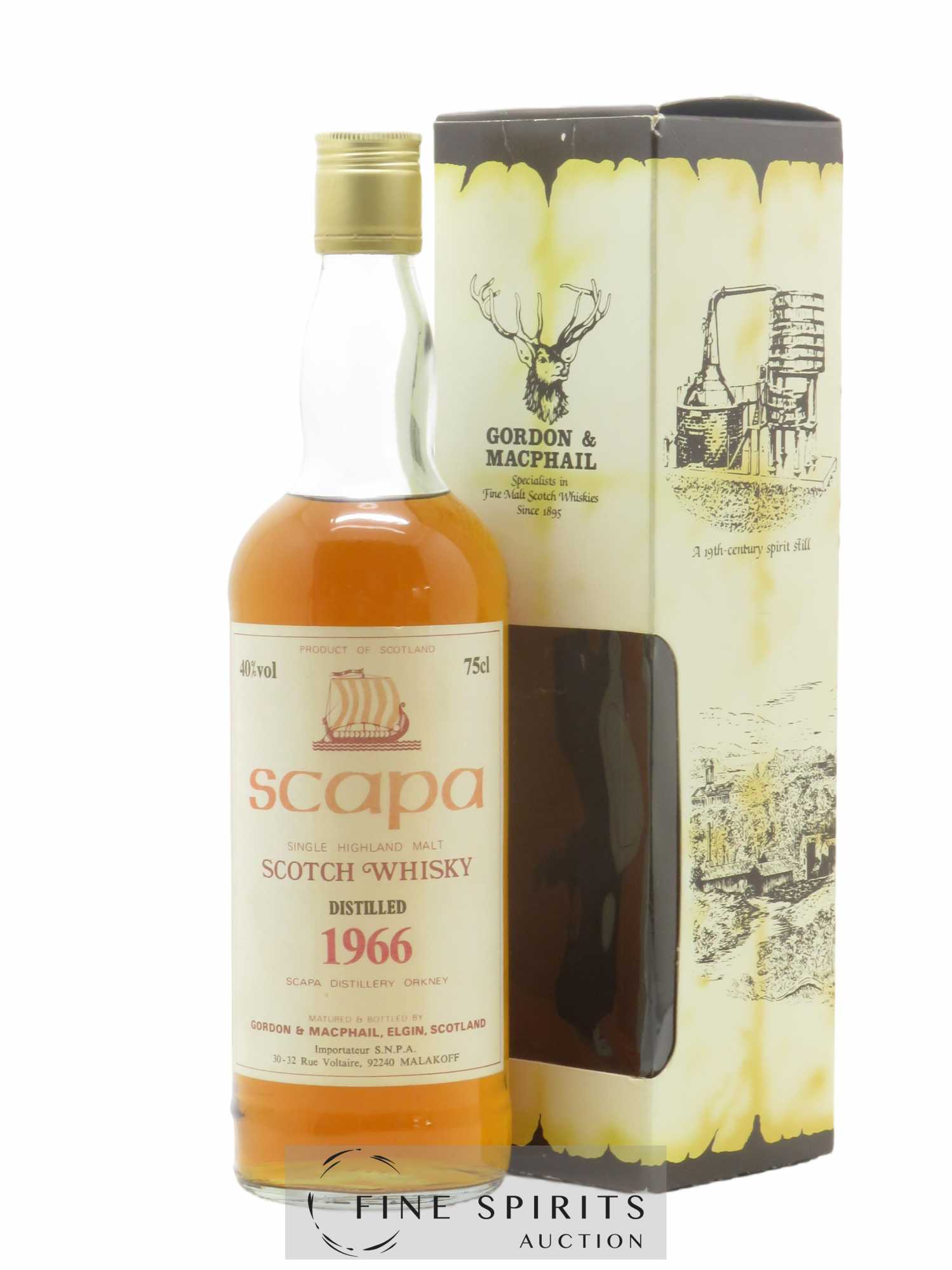 Scapa 1966 Gordon & MacPhail S.N.P.A Import