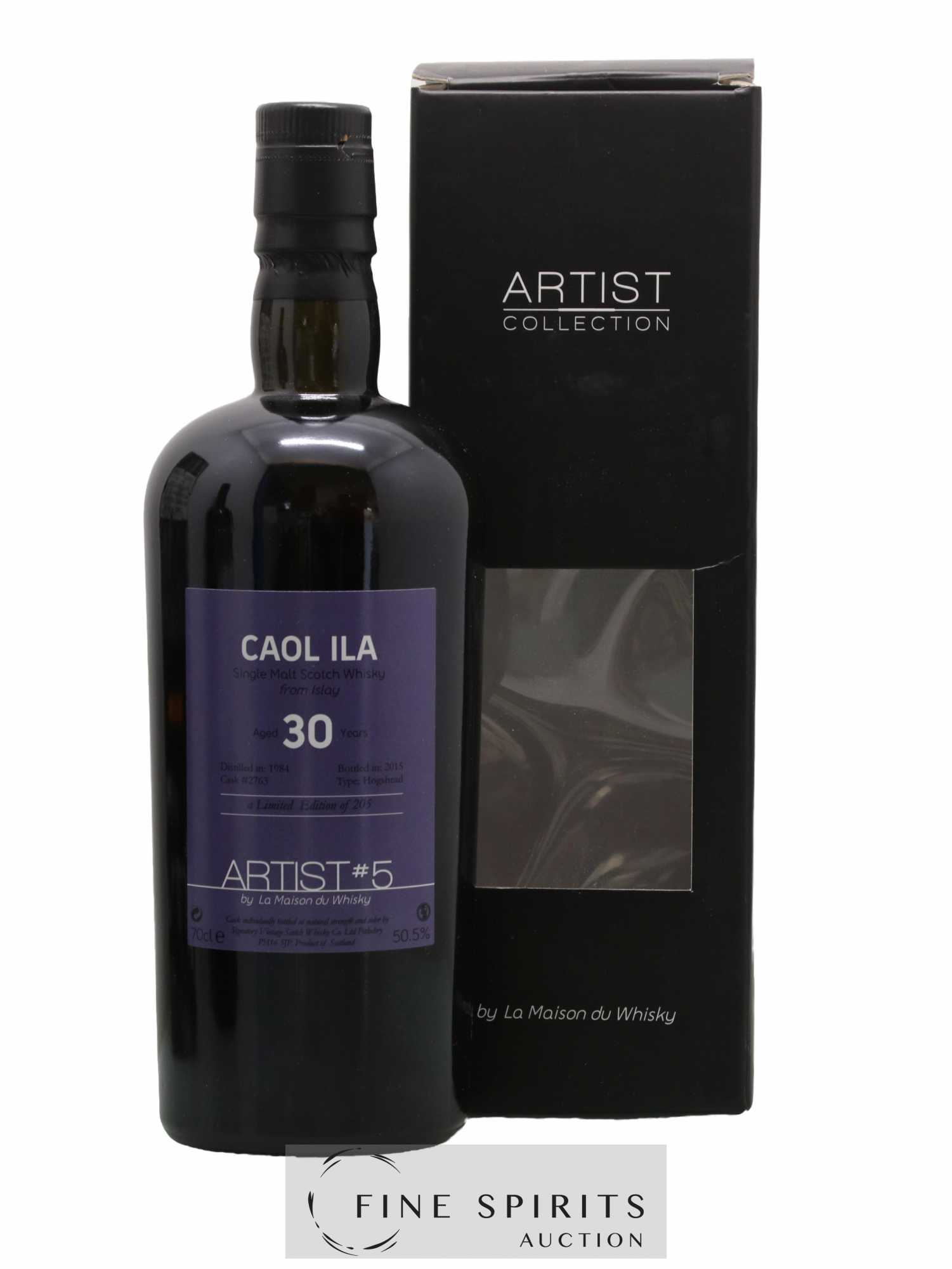 Caol Ila 30 years 1984 Signatory Vintage Artist n°5 Cask n°2763 - One of 205 - bottled 2015 LMDW