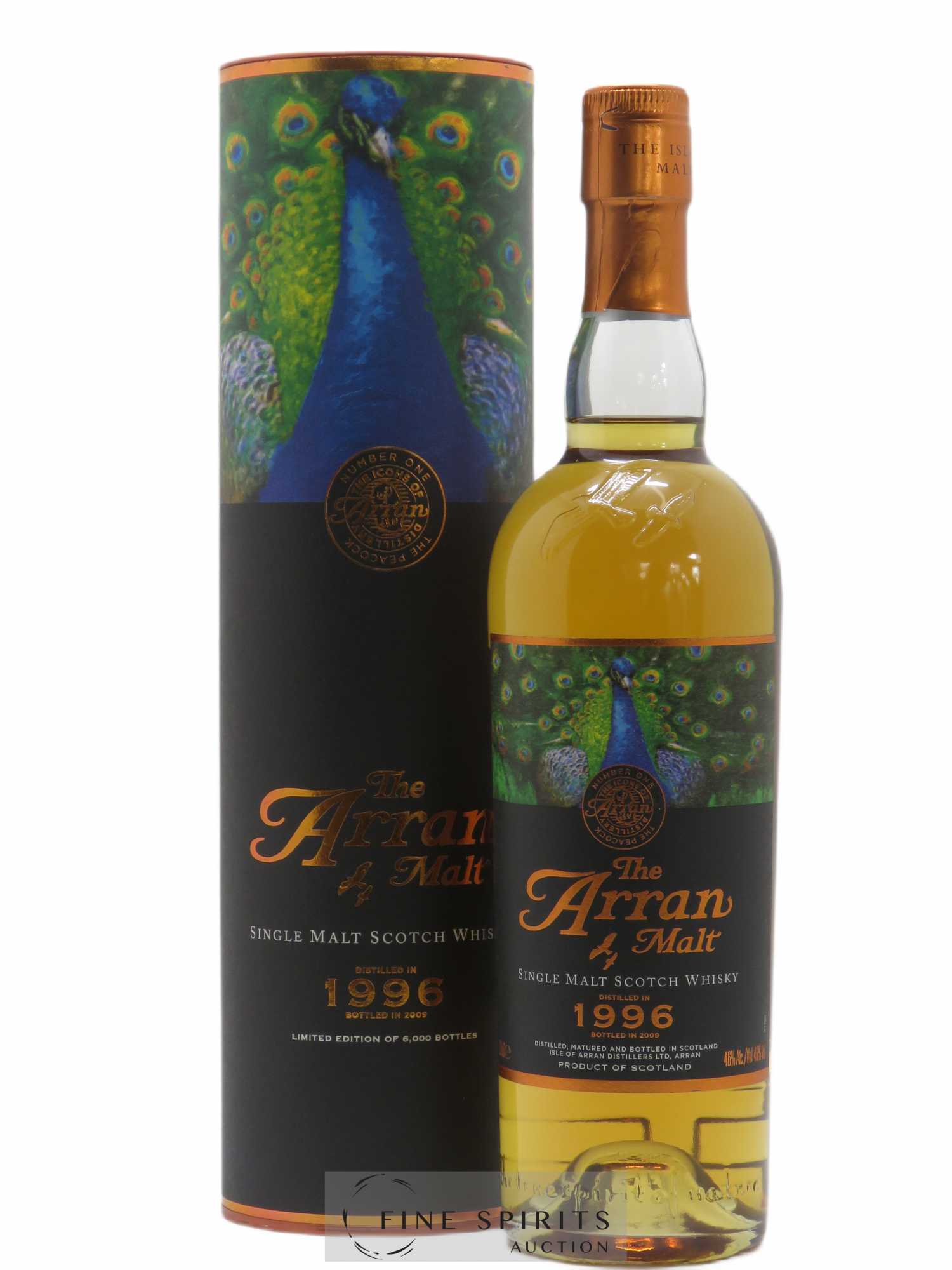 Arran 12 years 1996 Of. The Peacock Number One - bottled 2009 Limited Edition