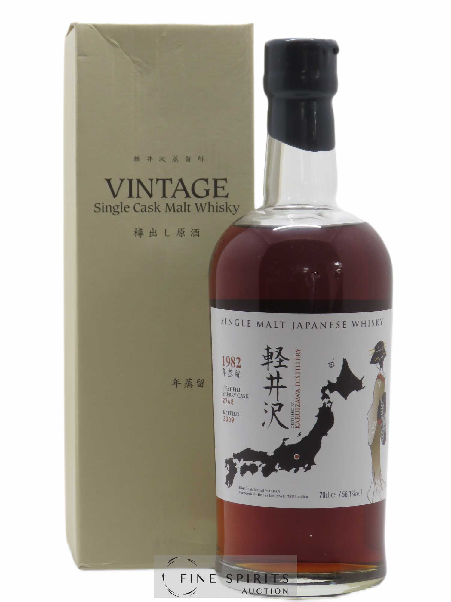 Karuizawa 1982 Of. First Fill Sherry Cask n°2748 - bottled in 2009 Speciality Drinks
