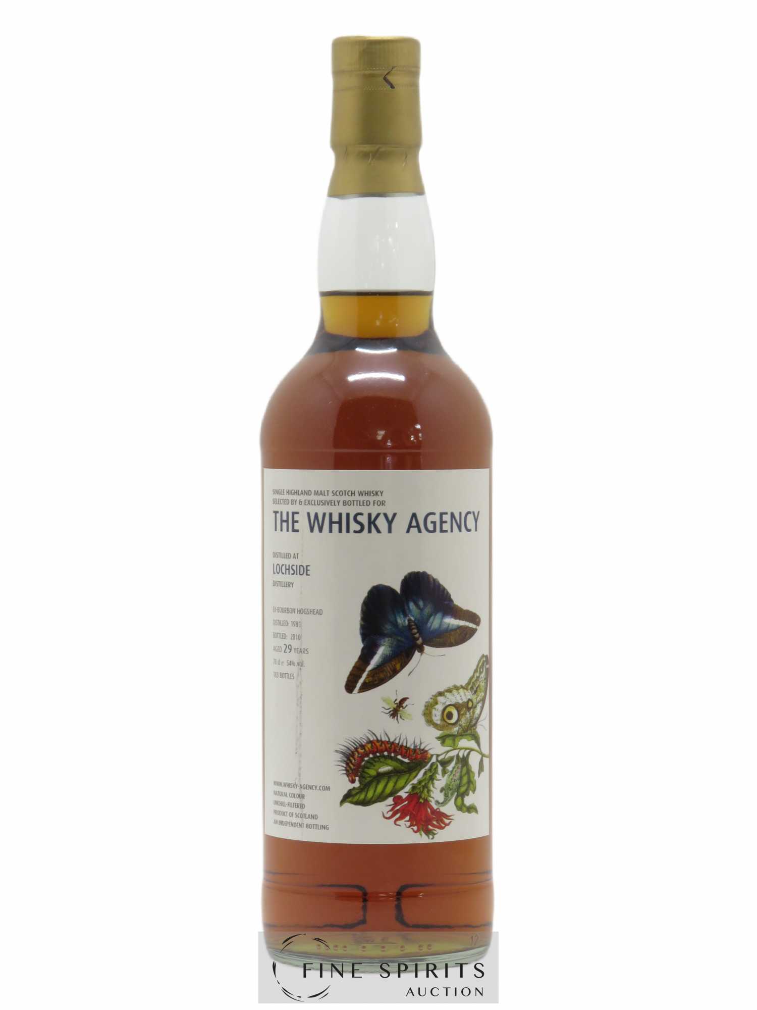 Lochside 29 years 1981 The Whisky Agency Ex-Bourbon Hogshead - One of 183 - bottled 2010