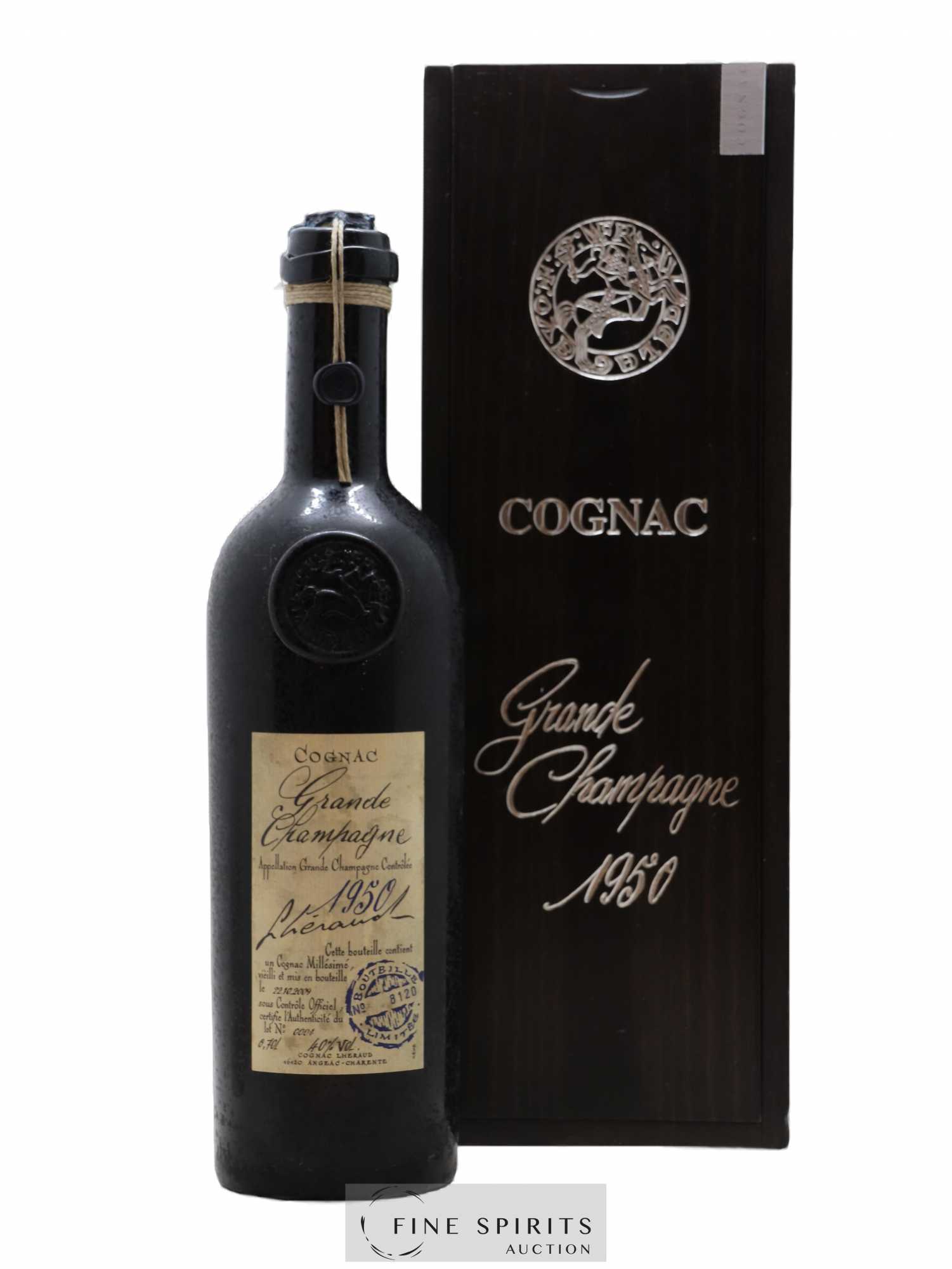 Guy Lheraud 1950 Of. Grande Champagne Lot n°0004 - bottled 2009