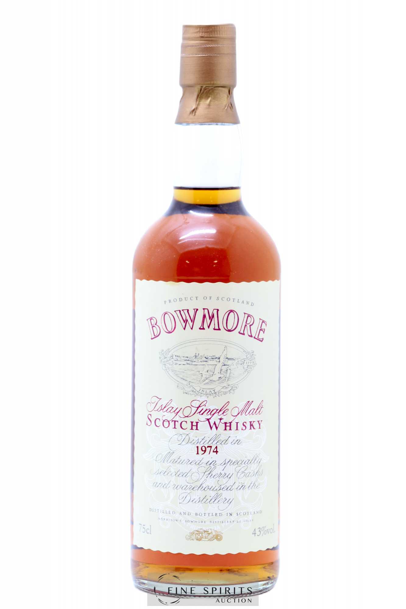 Bowmore 1974 Of. Selected Sherry Casks Auxil import