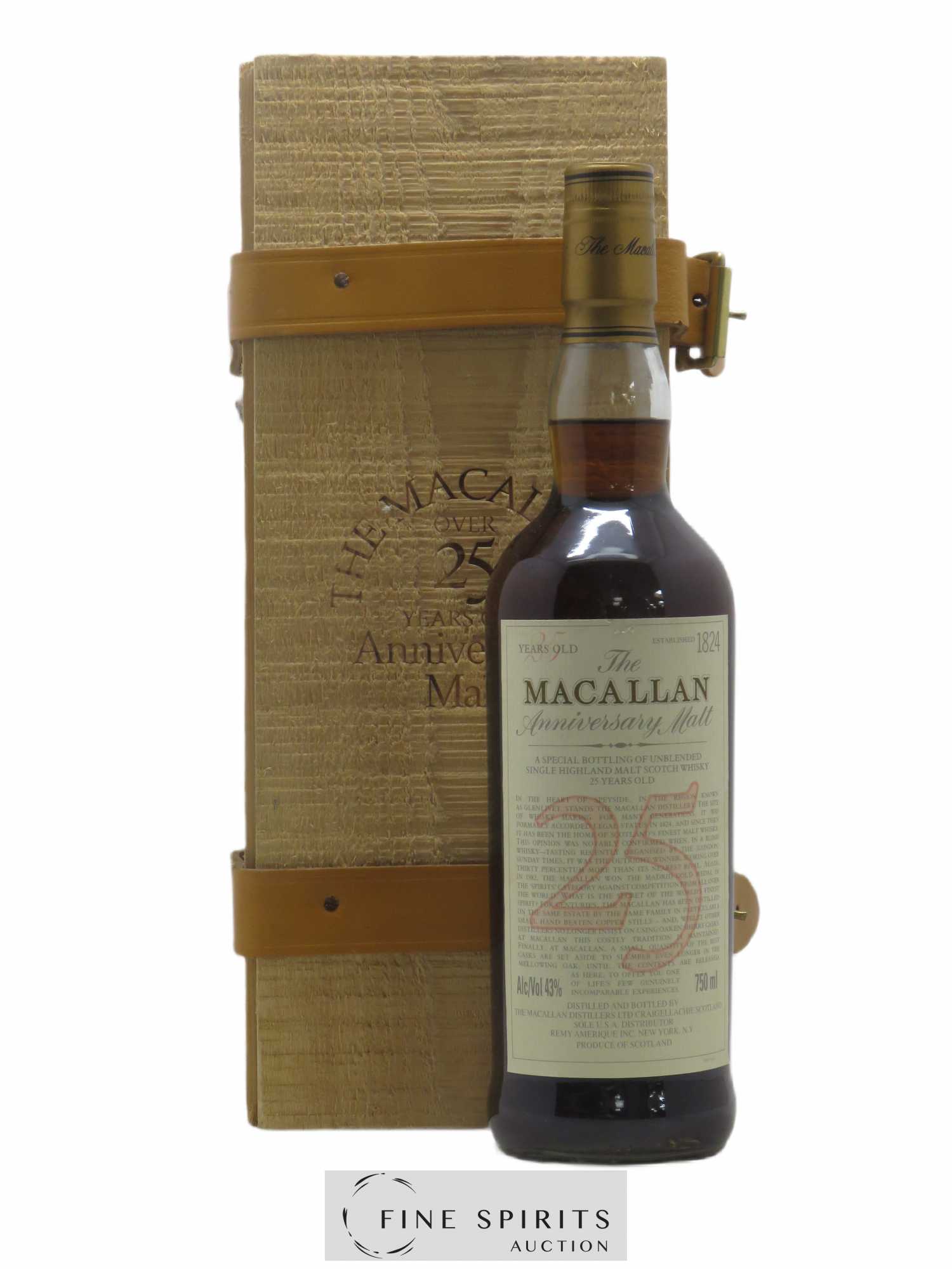 Macallan (The) 25 years Of. Anniversary Malt Special Bottling (75cl.)