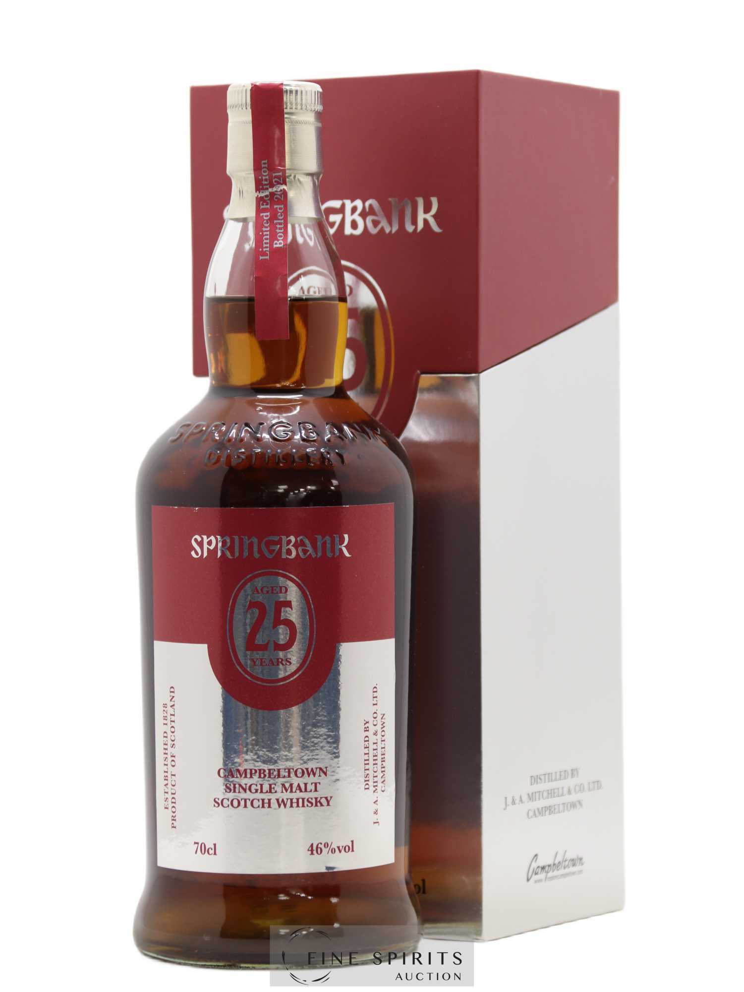 Springbank 25 years Of. One of 1400 - bottled 2021 Limited Edition