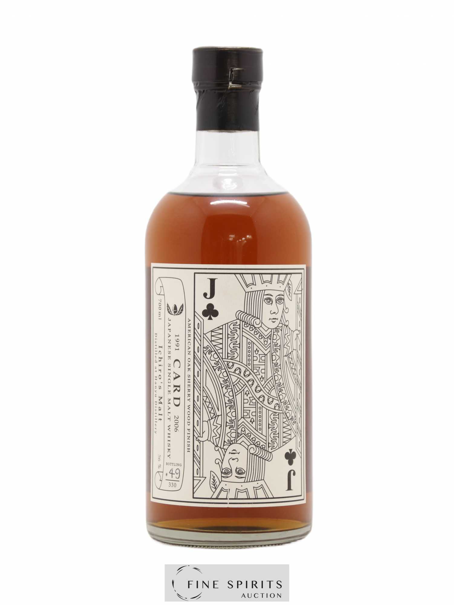 Ichiro's Malt 1991 Of. Jack of Clubs Cask n°9001 - One of 330 - bottled 2006 Venture Whisky Card