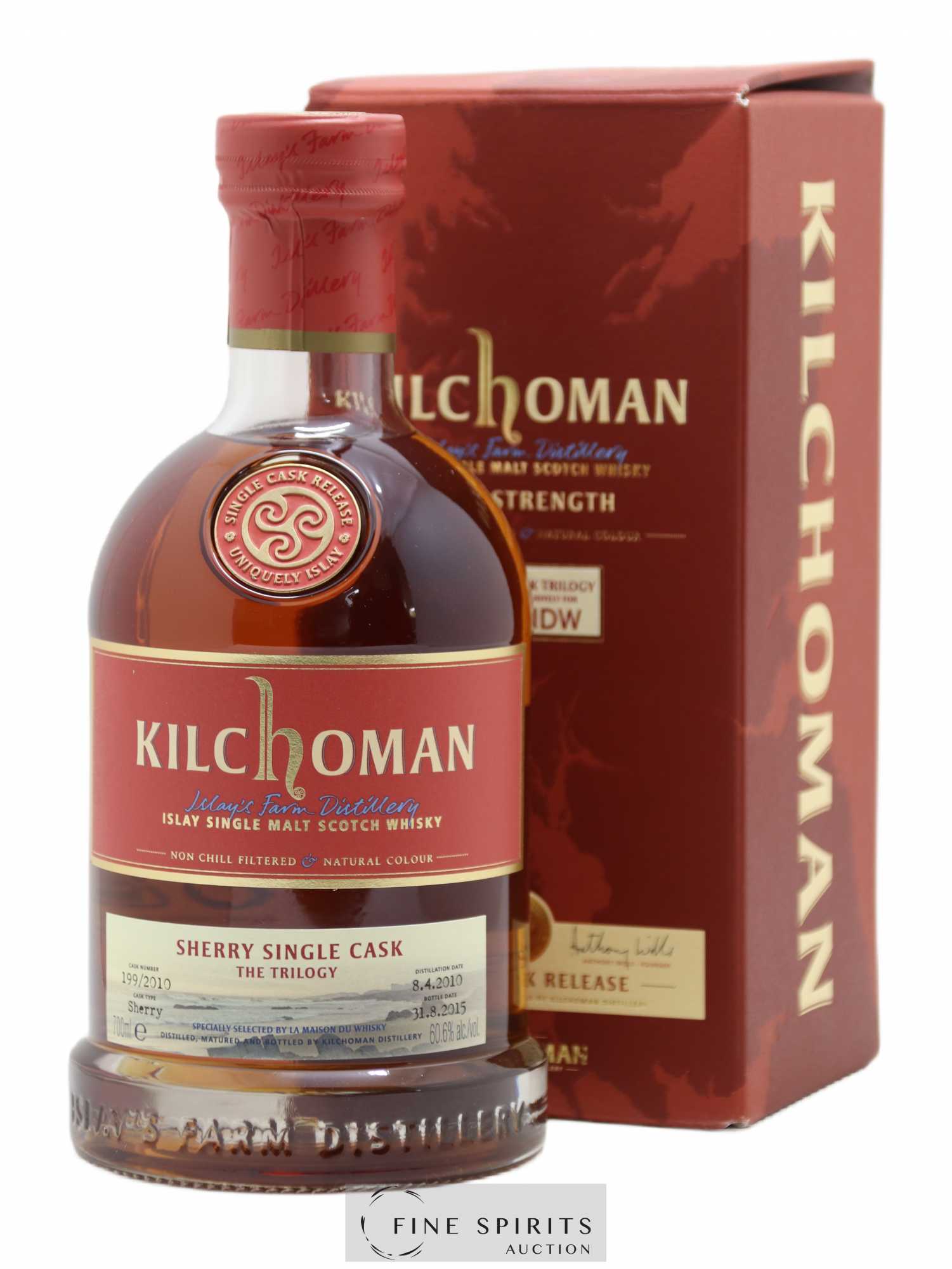 Kilchoman 2010 Of. The Trilogy Sherry Cask n°199-2010 - bottled 2015 LMDW