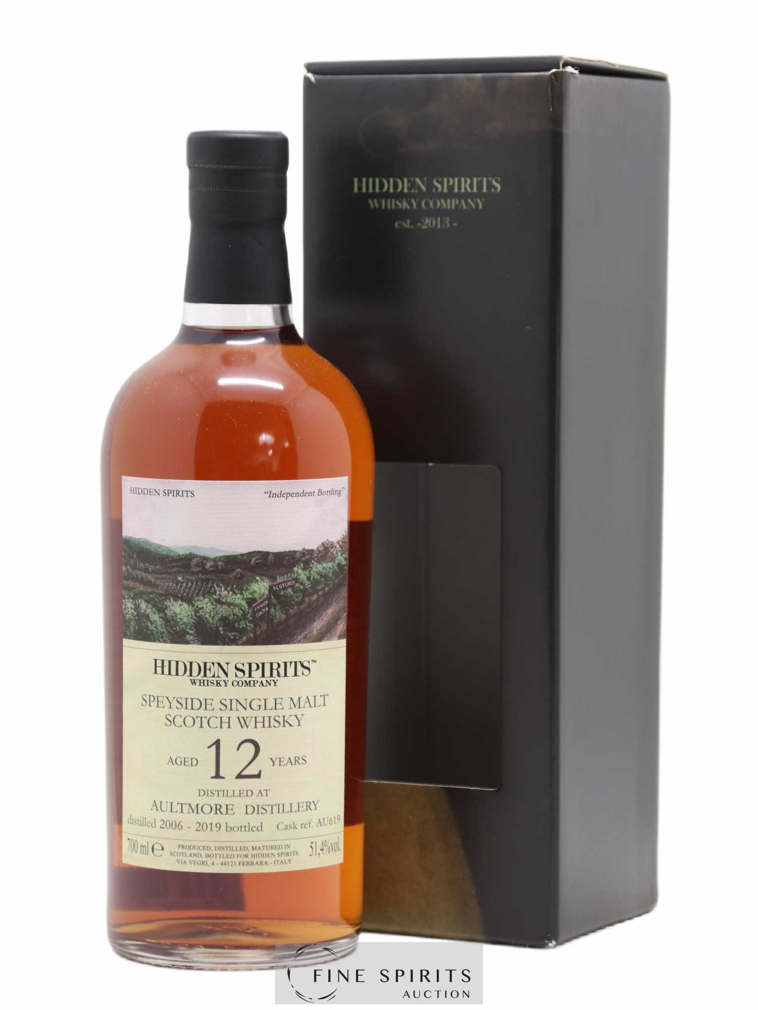 Aultmore 12 years 2006 Hidden Spirits Cask n° AU619 - bottled 2019 Franca Contea