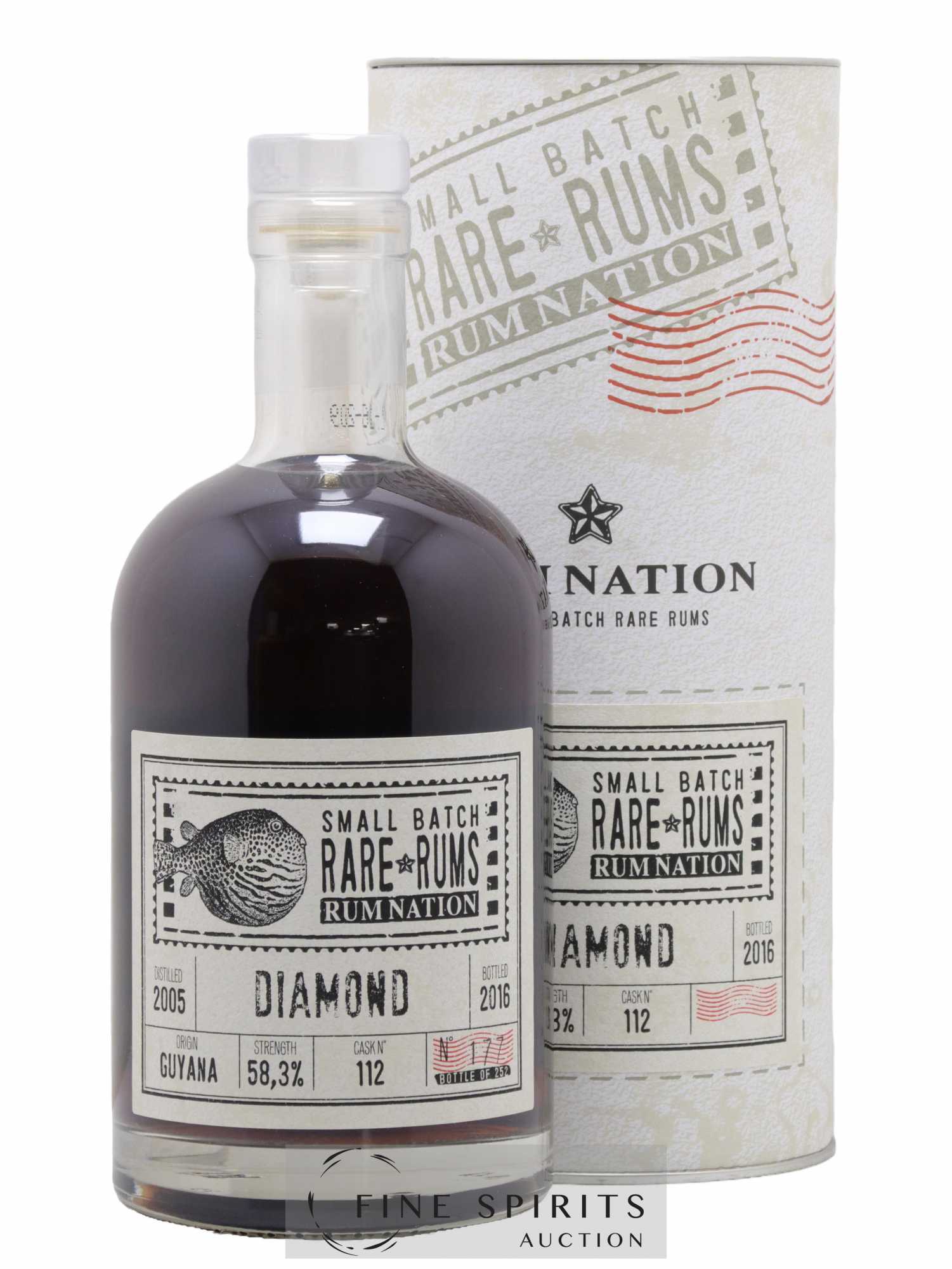 Diamond 2005 Rum Nation Cask n°112 - One of 252 - bottled 2016 LMDW 60th Anniversary Rare Rums