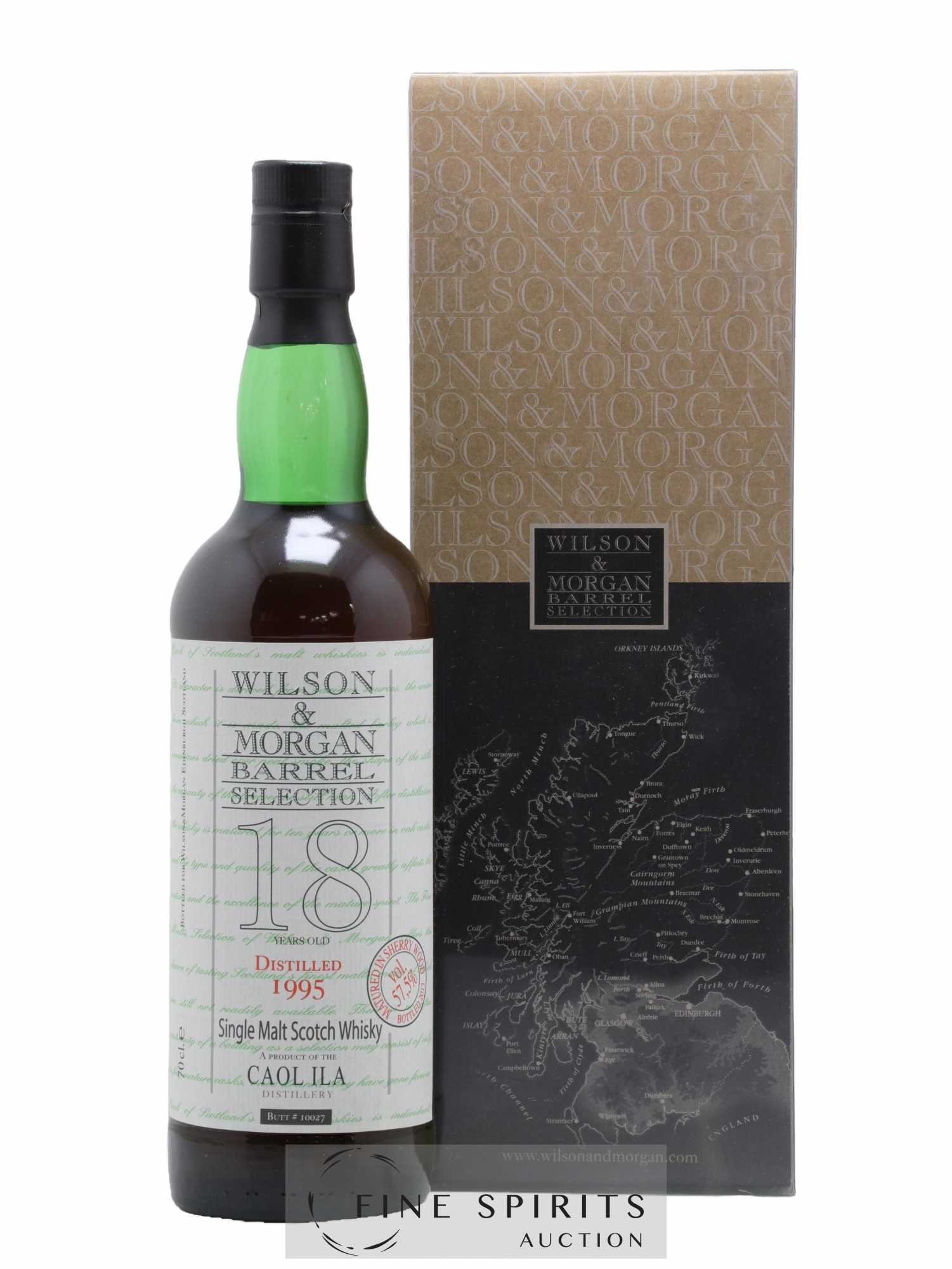 Caol Ila 18 years 1995 Wilson & Morgan Butt n°10027 - bottled 2013 Barrel Selection