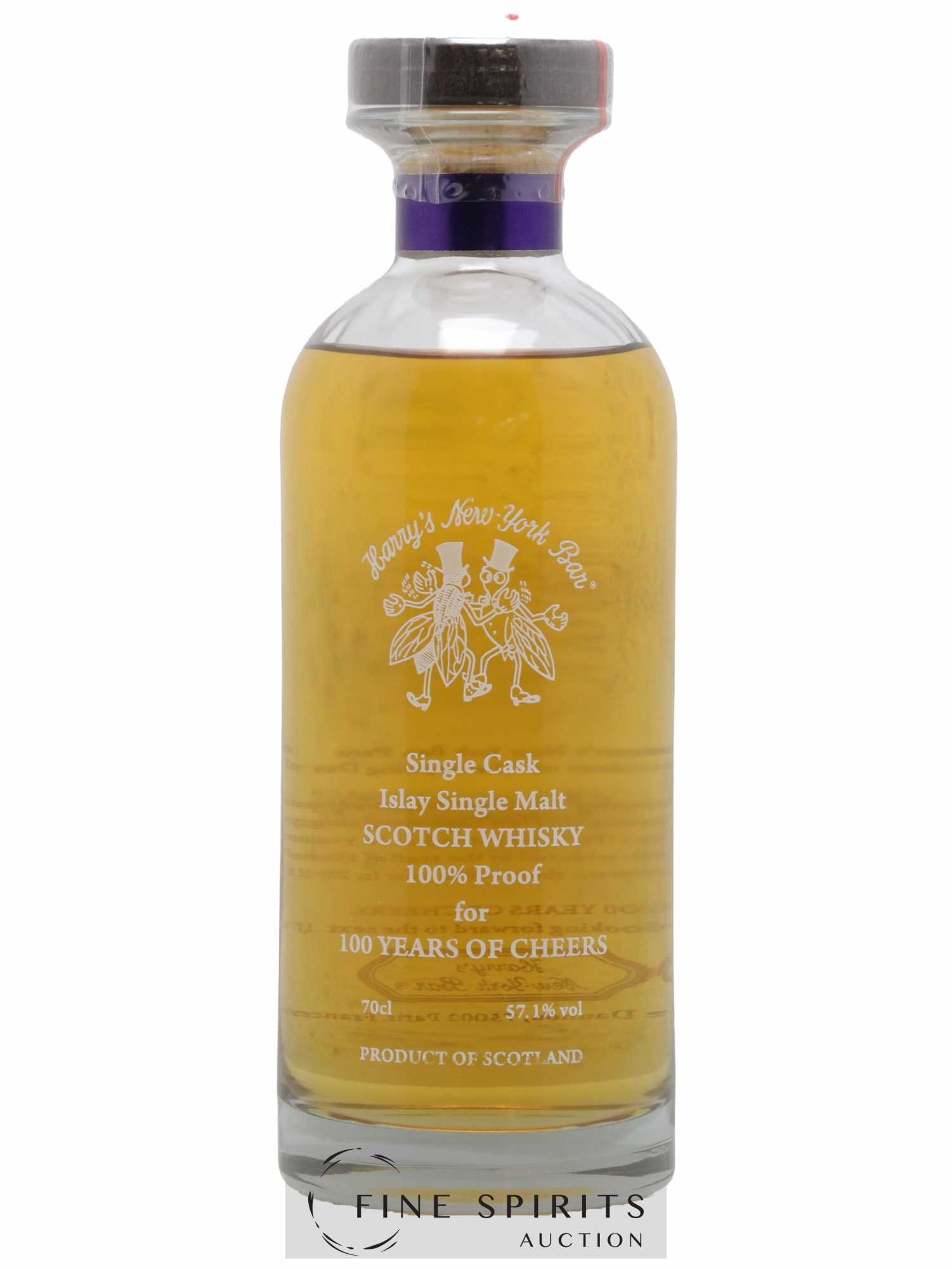 Laphroaig 16 years 1995 Signatory Vintage 100 Years of Cheers Cask n°49 - One of 229 Harry's New York Bar The Decanter Collection