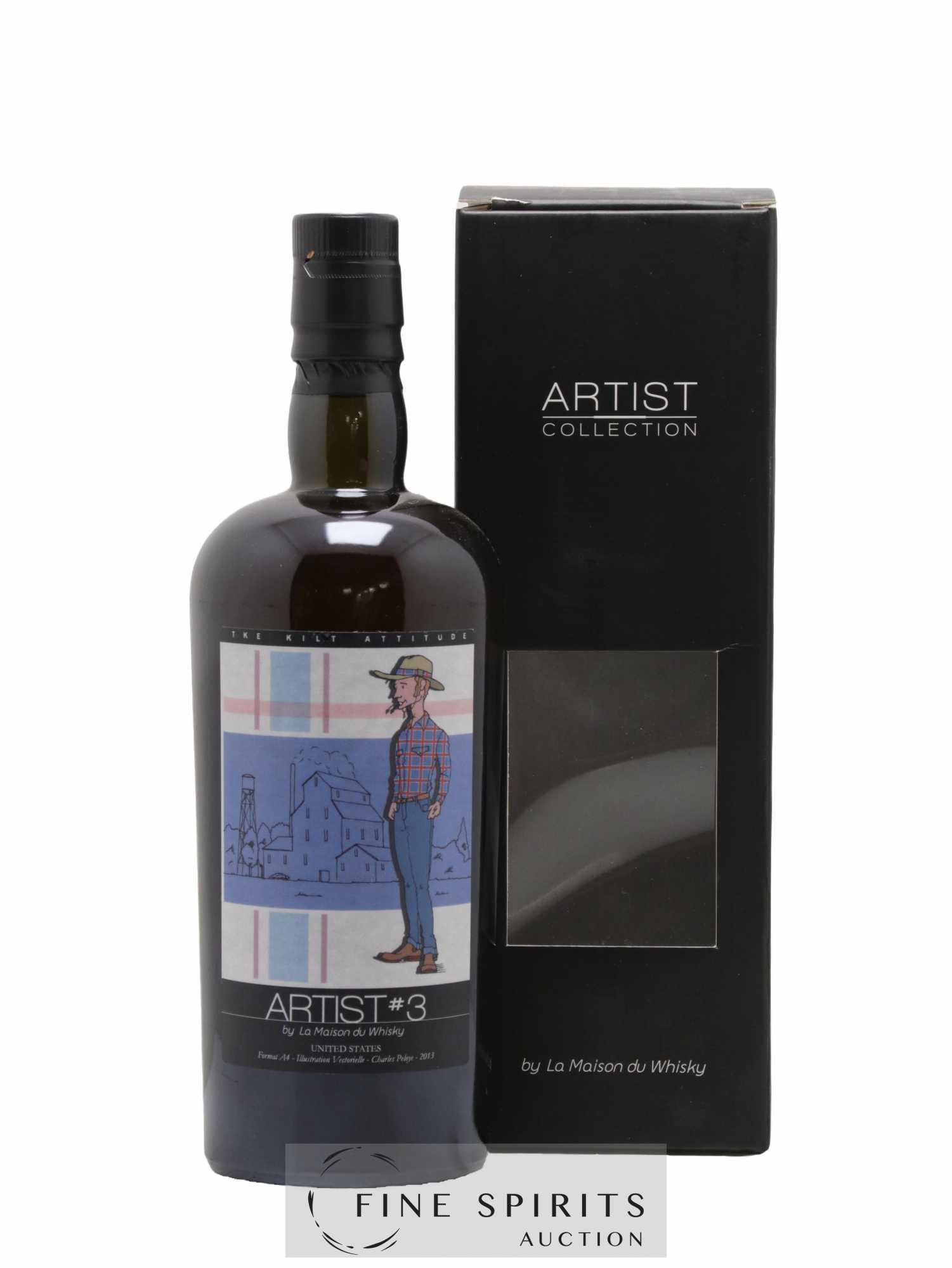 Laphroaig 15 years 1998 Signatory Vintage Artist n°3 Sherry Butt Cask n°700353 - One of 527 - bottled 2013 LMDW