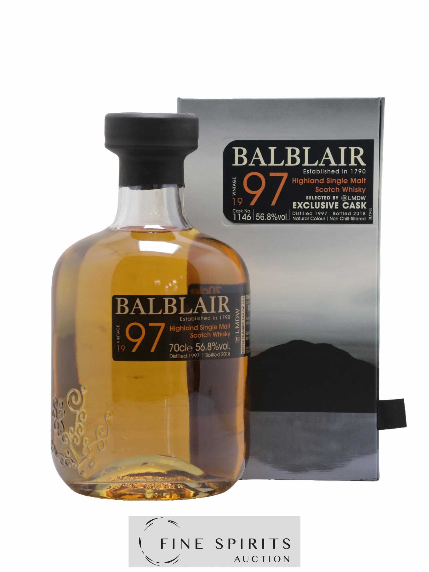 Balblair 1997 Of. Cask n°1146 - One of 192 - bottled 2018 LMDW