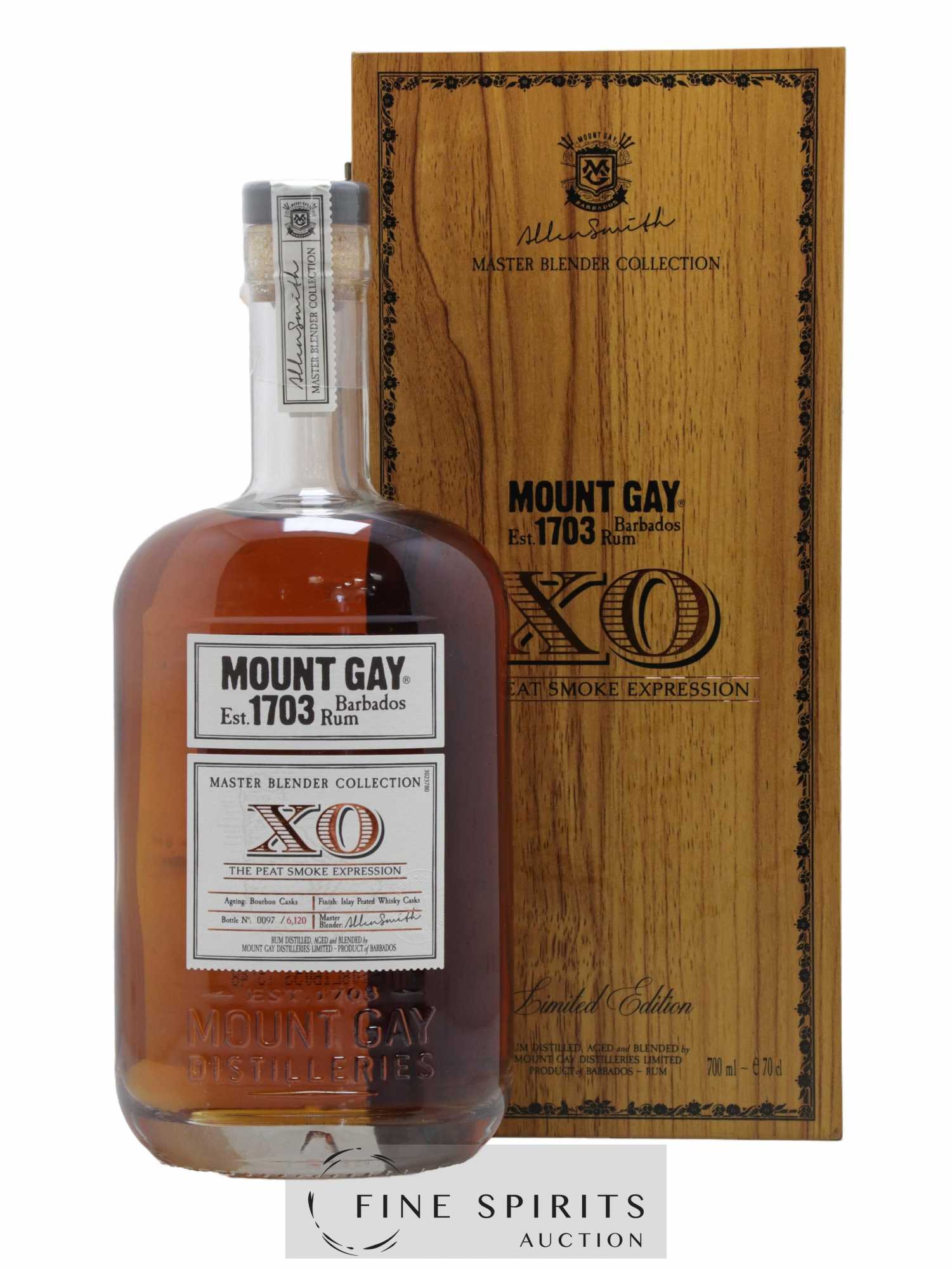 Mount Gay Of. XO - The Peat Smoke Expression One of 6120 Master Blender Collection