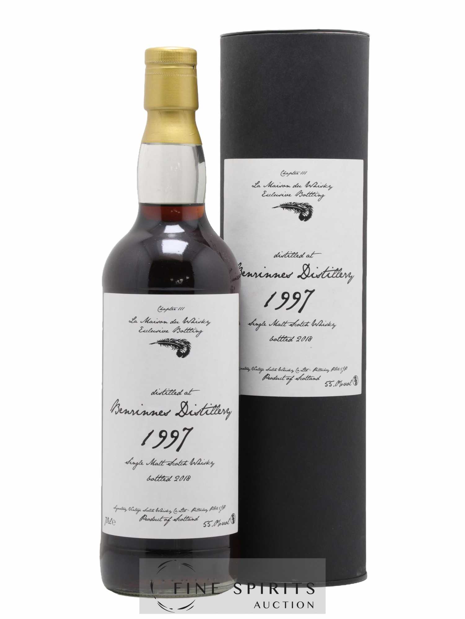 Benrinnes 1997 Signatory Vintage Cask n°9734 - One of 239 - bottled 2018 LMDW Exclusive Bottling