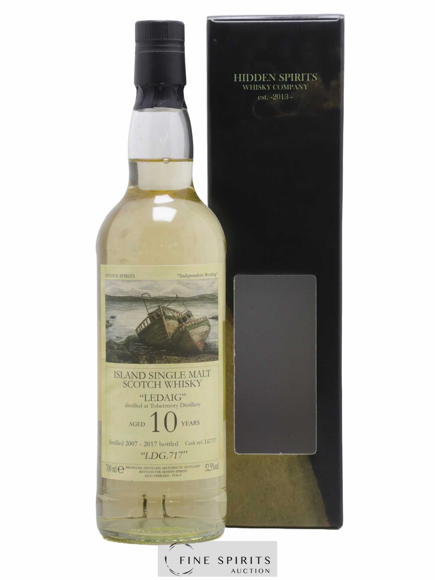 Ledaig 10 years 2007 Hidden Spirits LDG.717 Cask n°LG717 - bottled 2017