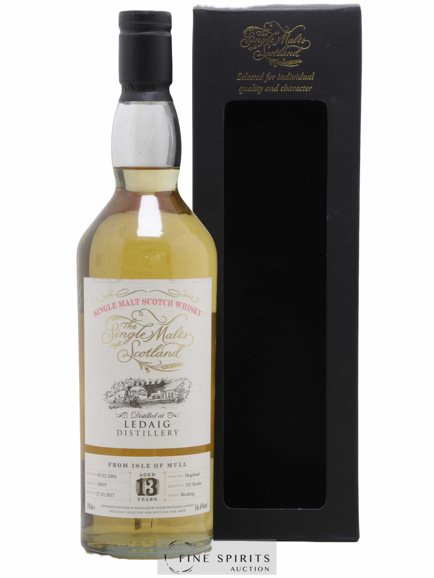 Ledaig 13 years 2004 Elixir Distillers Hogshead Cask n°10029 - One of 292 - bottled 2017 LMDW The Single Malts of Scotland