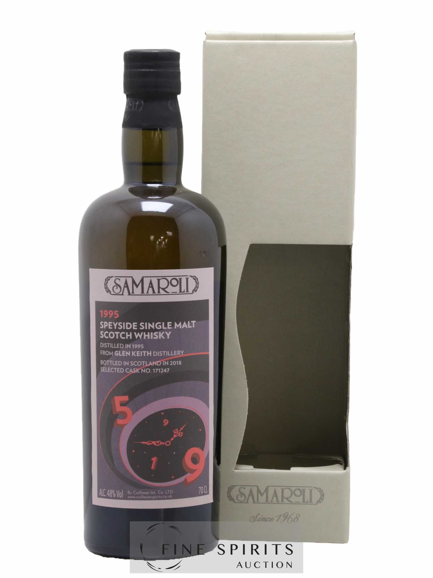 Glen Keith 1995 Samaroli Cask n°171247 - One of 332 - bottled 2018