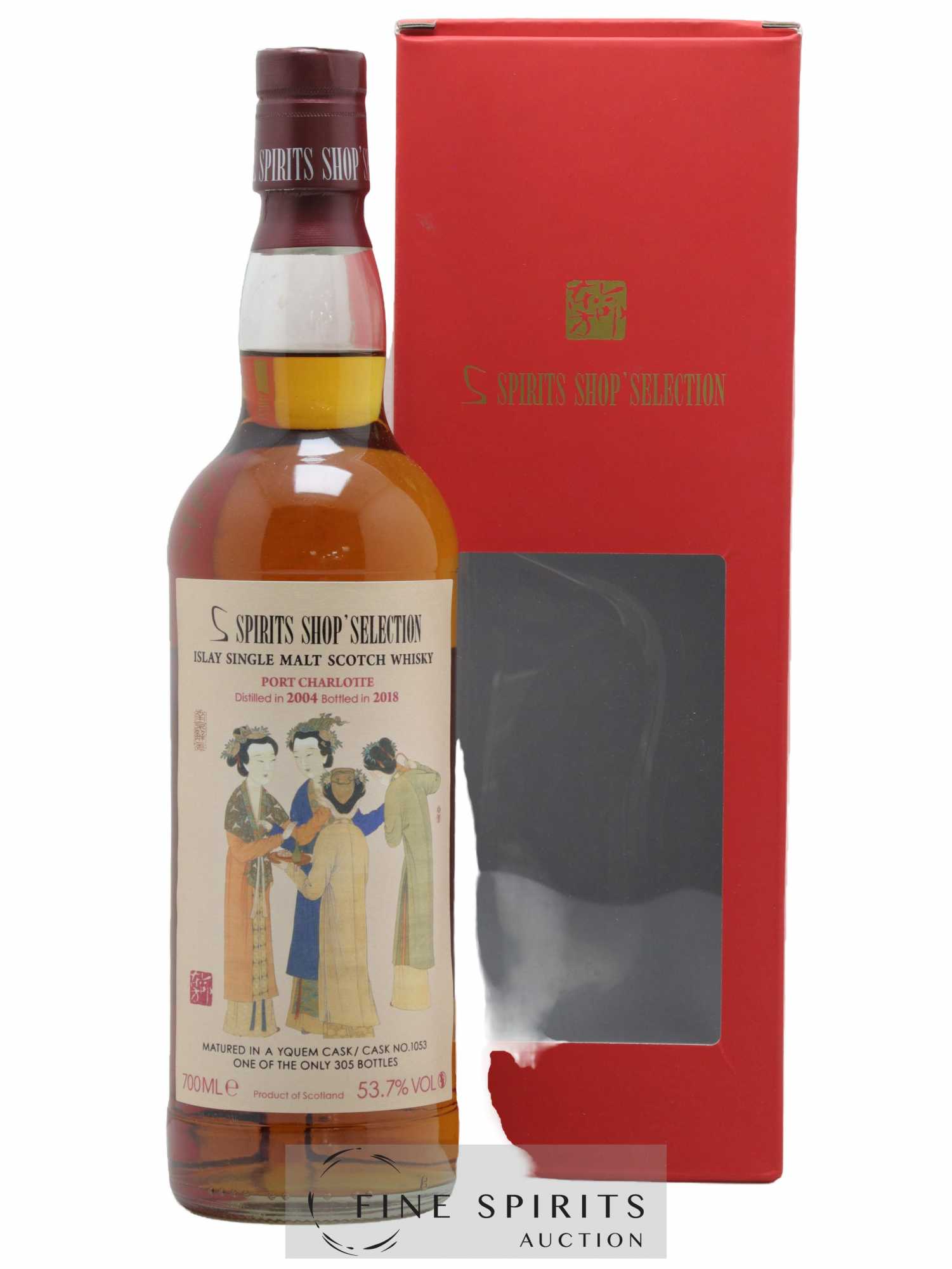 Port Charlotte 2004 Spirits Shop' Selection Yquem Cask n°1053 - One of 305 - bottled 2018