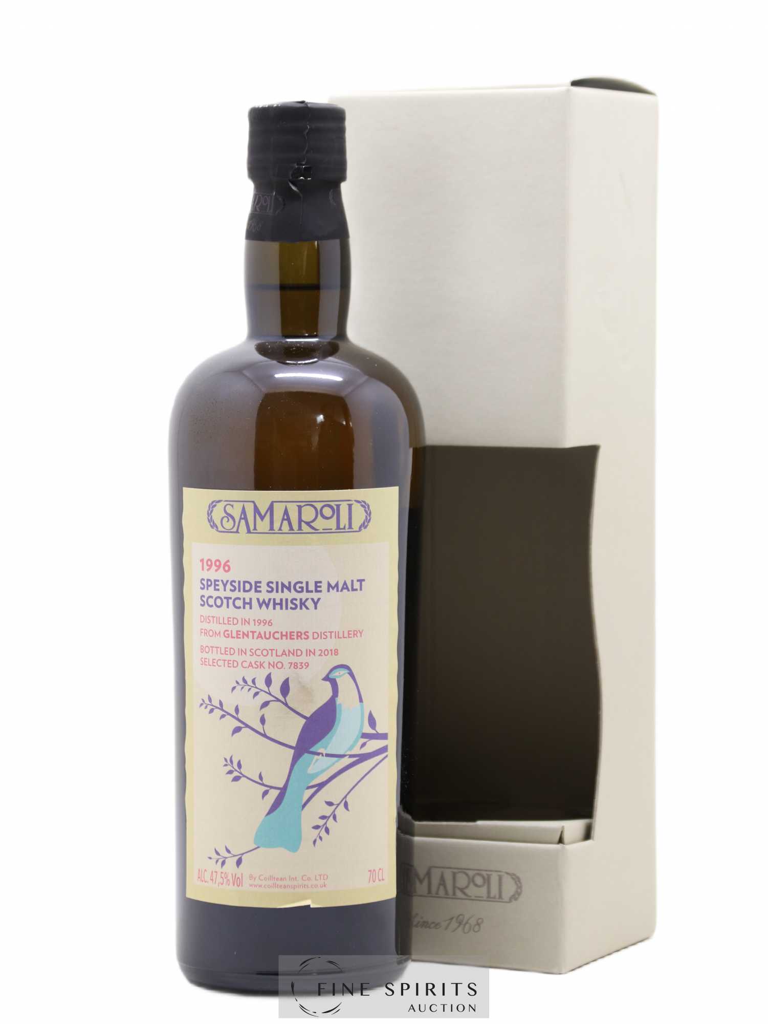 Glentauchers 1996 Samaroli Cask n°7839 - One of 230 - bottled 2018