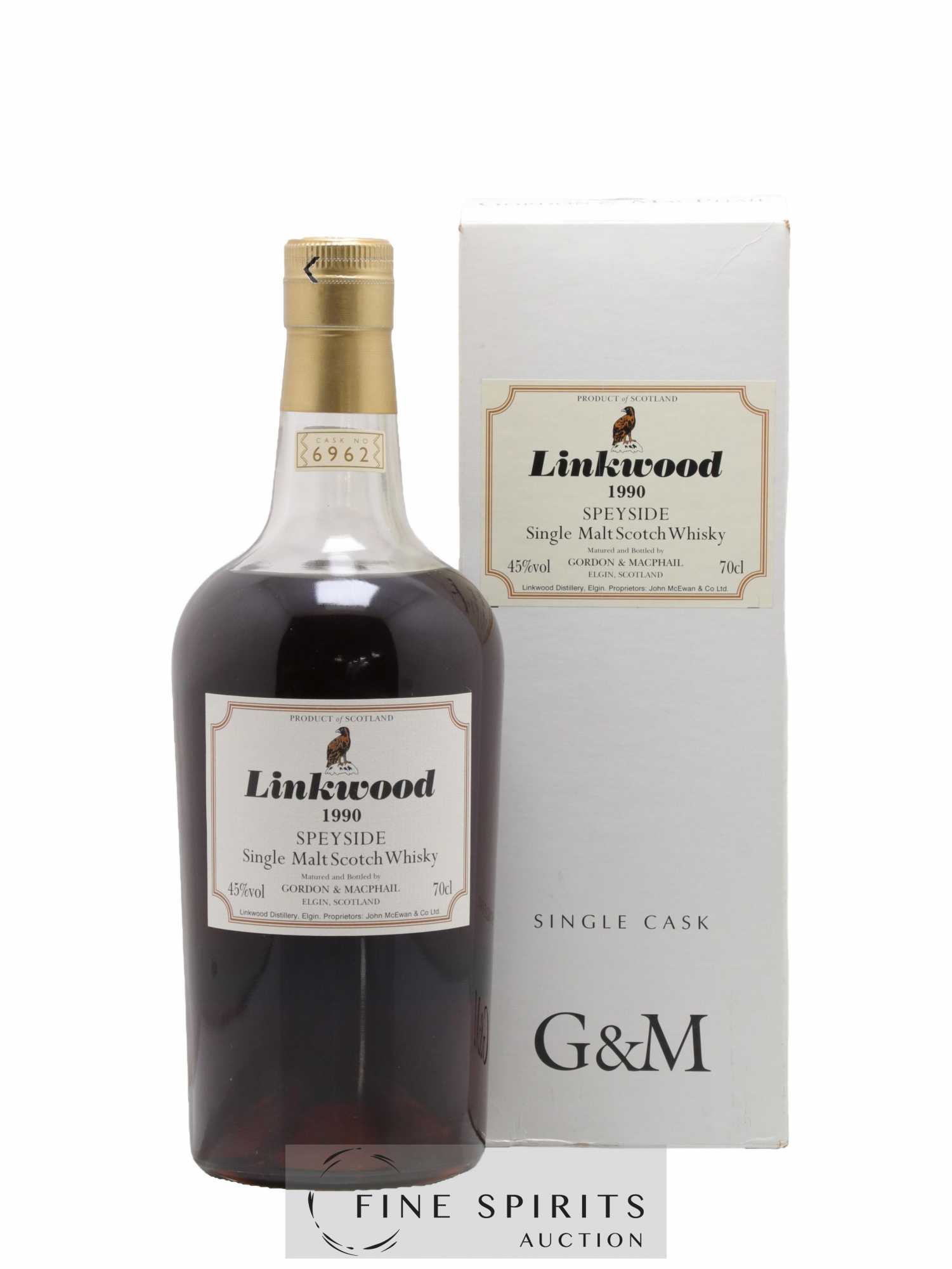 Linkwood 1990 Gordon & Macphail Cask n°6962 - bottled 2009