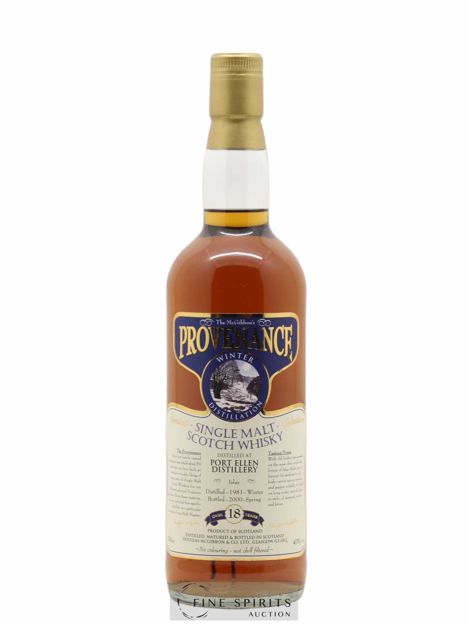 Port Ellen 18 years 1981 Douglas McGibbon Provenance bottled 2000 Special Selection