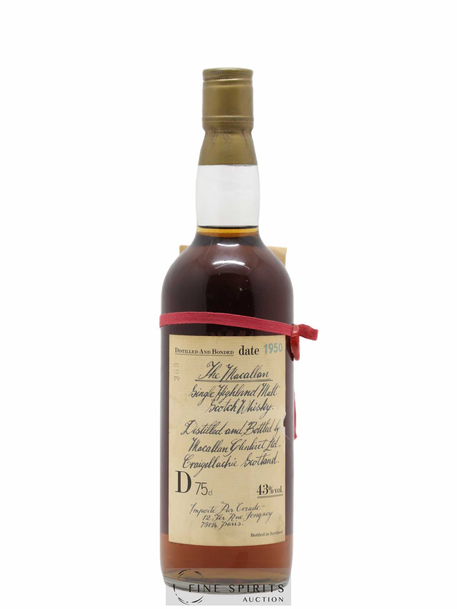 Macallan (The) 1950 Of. Corade Import