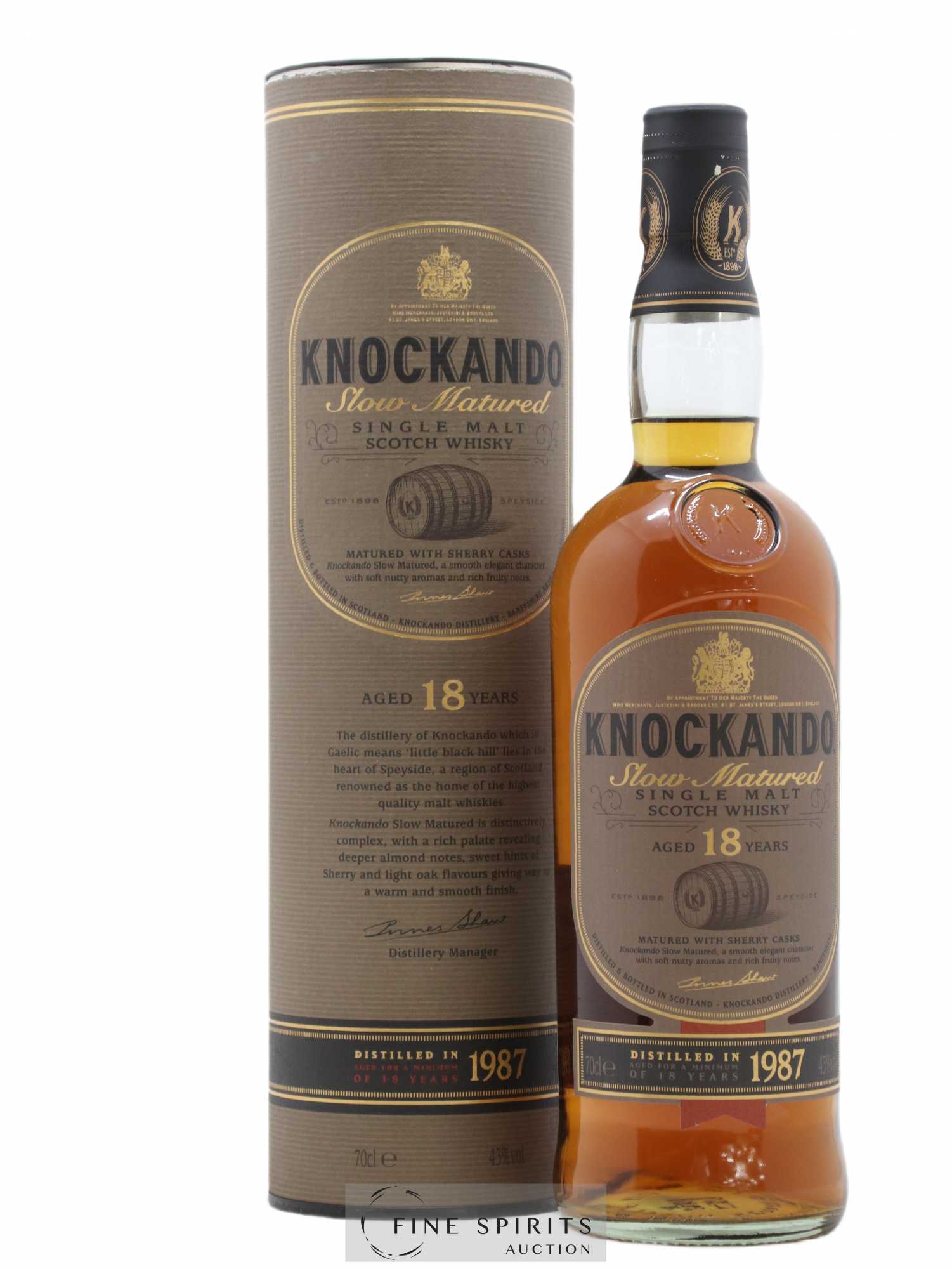 Knockando 18 years 1987 Of. Slow Matured Sherry Casks