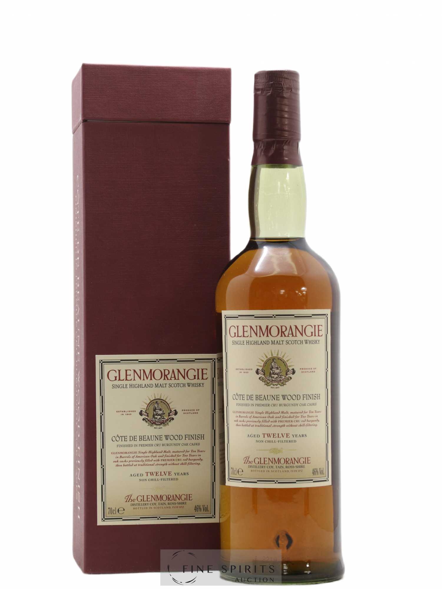 Glenmorangie 12 years Of. Côte de Beaune Wood Finish Non Chill-Filtered