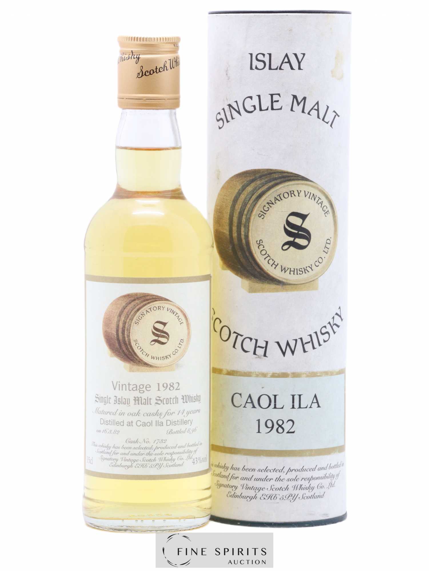 Caol Ila 14 years 1982 Signatory Vintage Cask n°1732 - bottled 1996