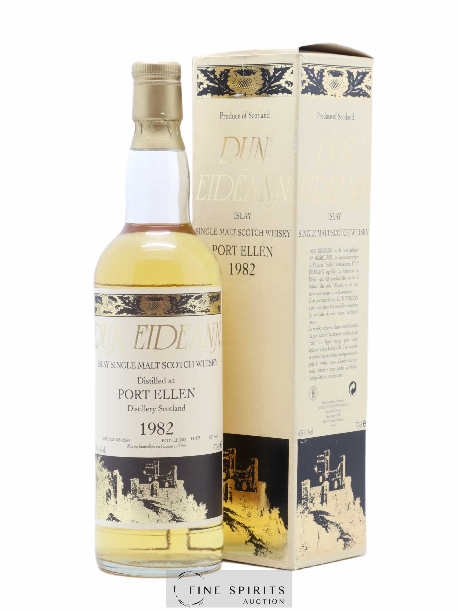 Port Ellen 1982 Signatory Vintage Dun Eideann Casks n°2581-2584 - One of 1650 - bottled 1997 Auxil Import