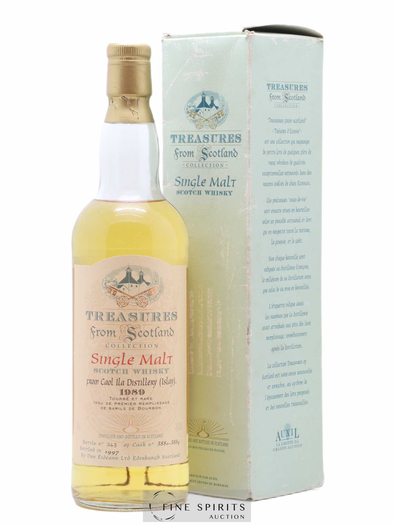 Caol Ila 1989 Dun Eideann Cask n°3880-3889 - bottled 1997 Treasures from Scotland Collection