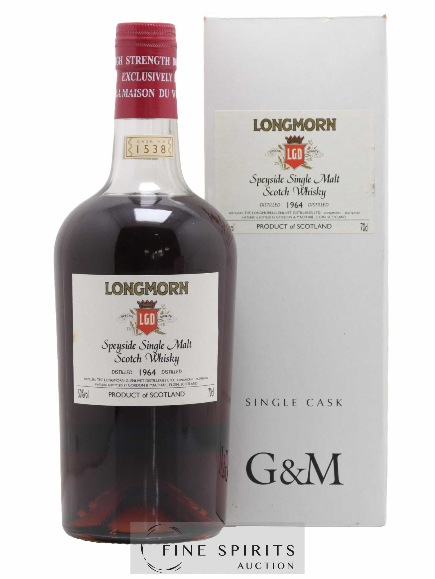 Longmorn 1964 Gordon & MacPhail Cask n°1538 - bottled 2007 LMDW