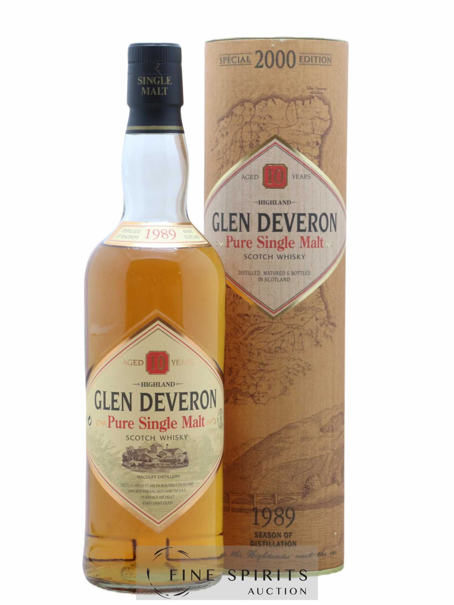 Glen Deveron 10 years 1989 Of.