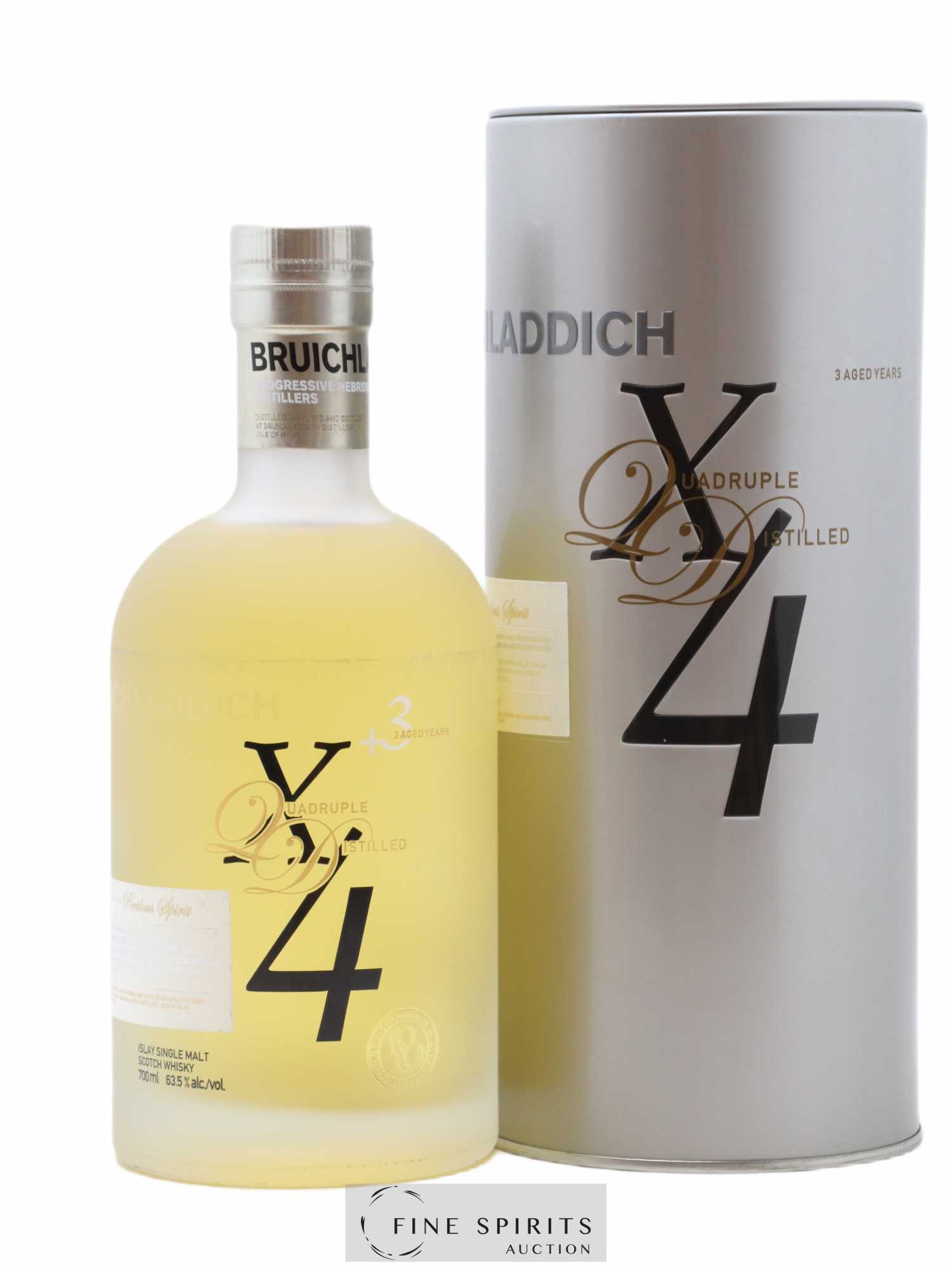 Bruichladdich 3 years Of. X4 Plus 3 Quadruple Distilled