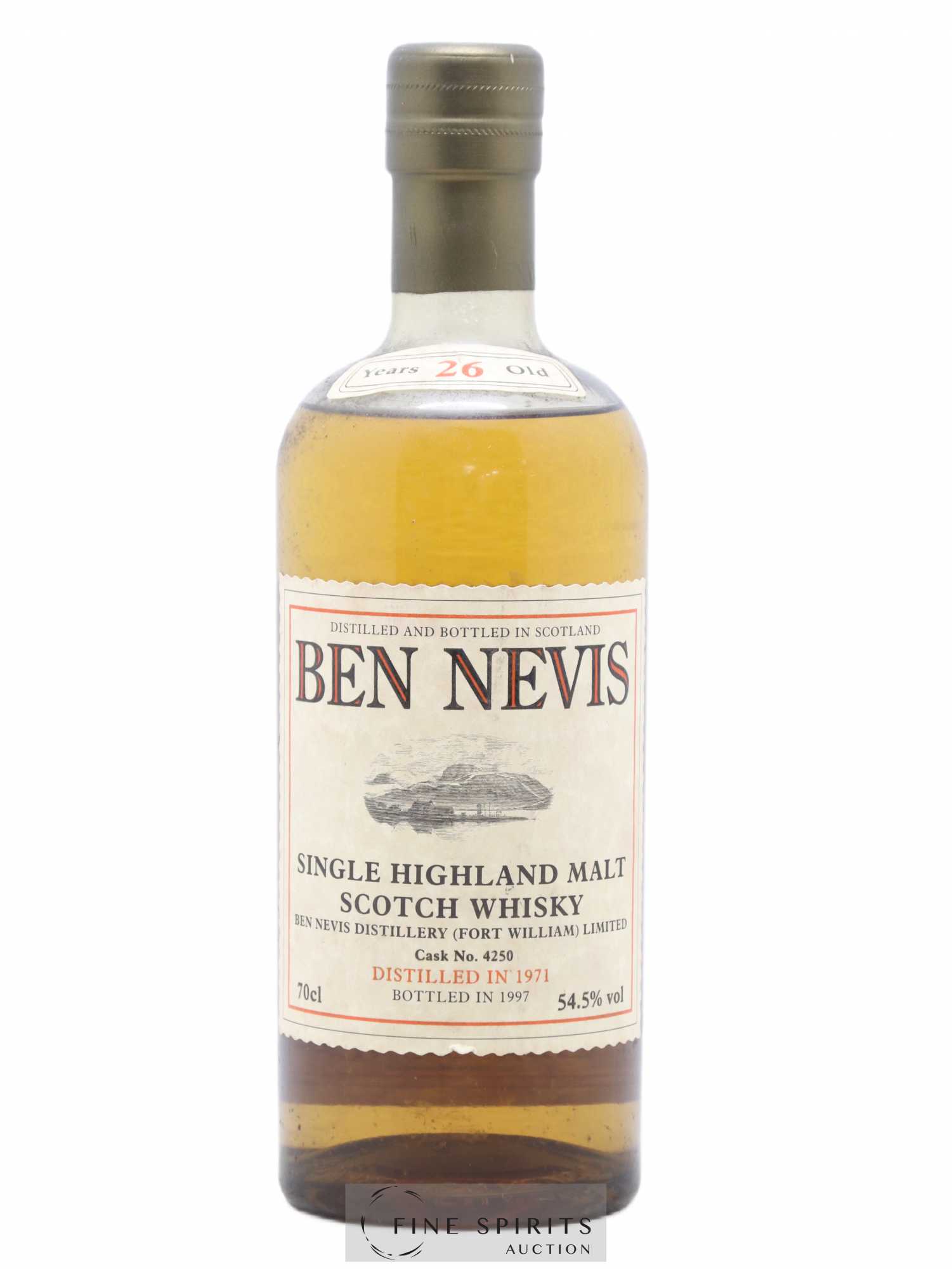 Ben Nevis 26 years 1971 Of. Cask n°4250 - One of 223 - bottled 1997