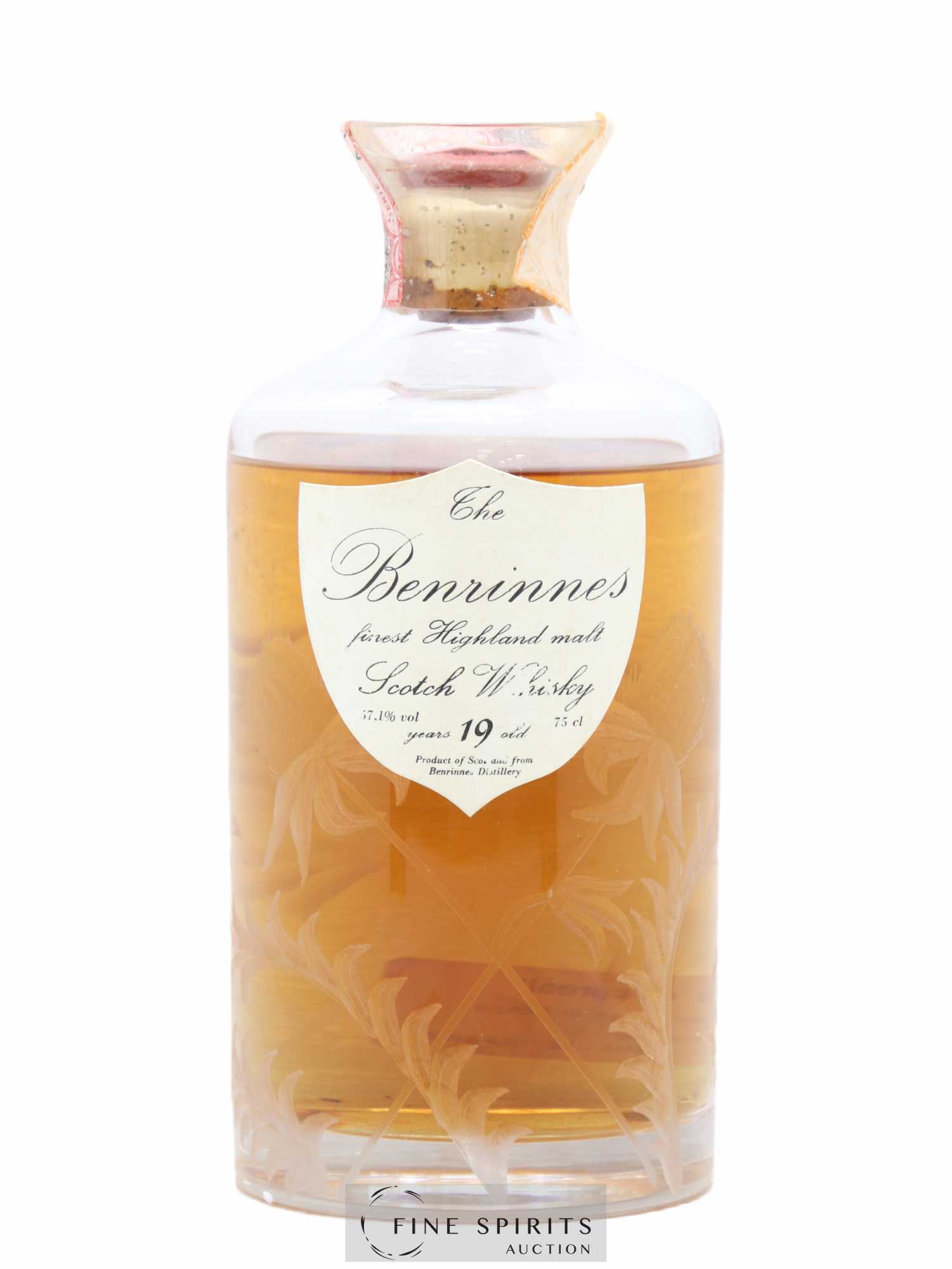 Benrinnes 19 years Of. Cristal Decanter Sestante Import