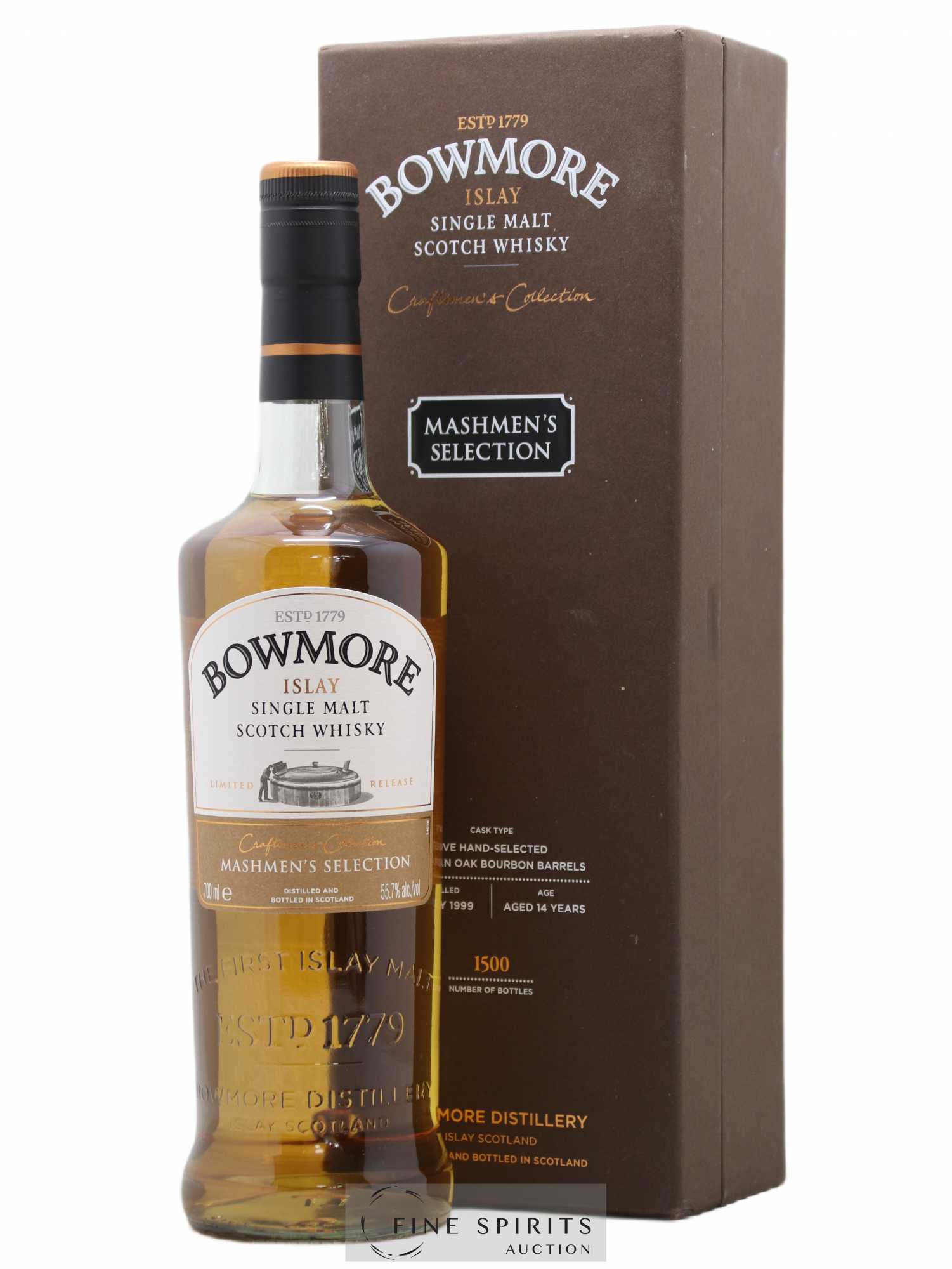 Bowmore 1999 Of. Mashmen's Selection One of 1500 Limited Release