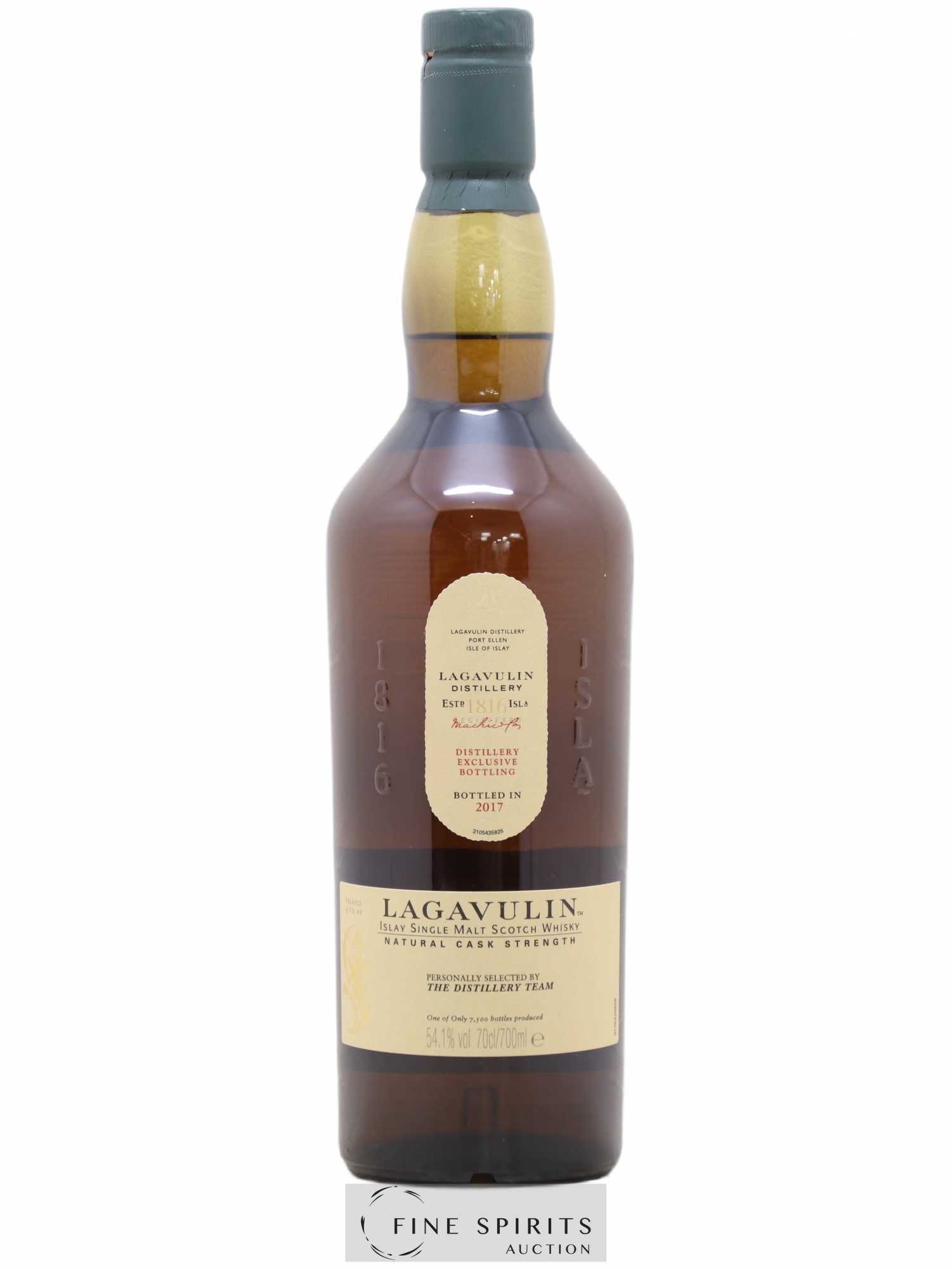 Lagavulin Of. One of 7500 - bottled 2017 Distillery Team Exclusive Bottling