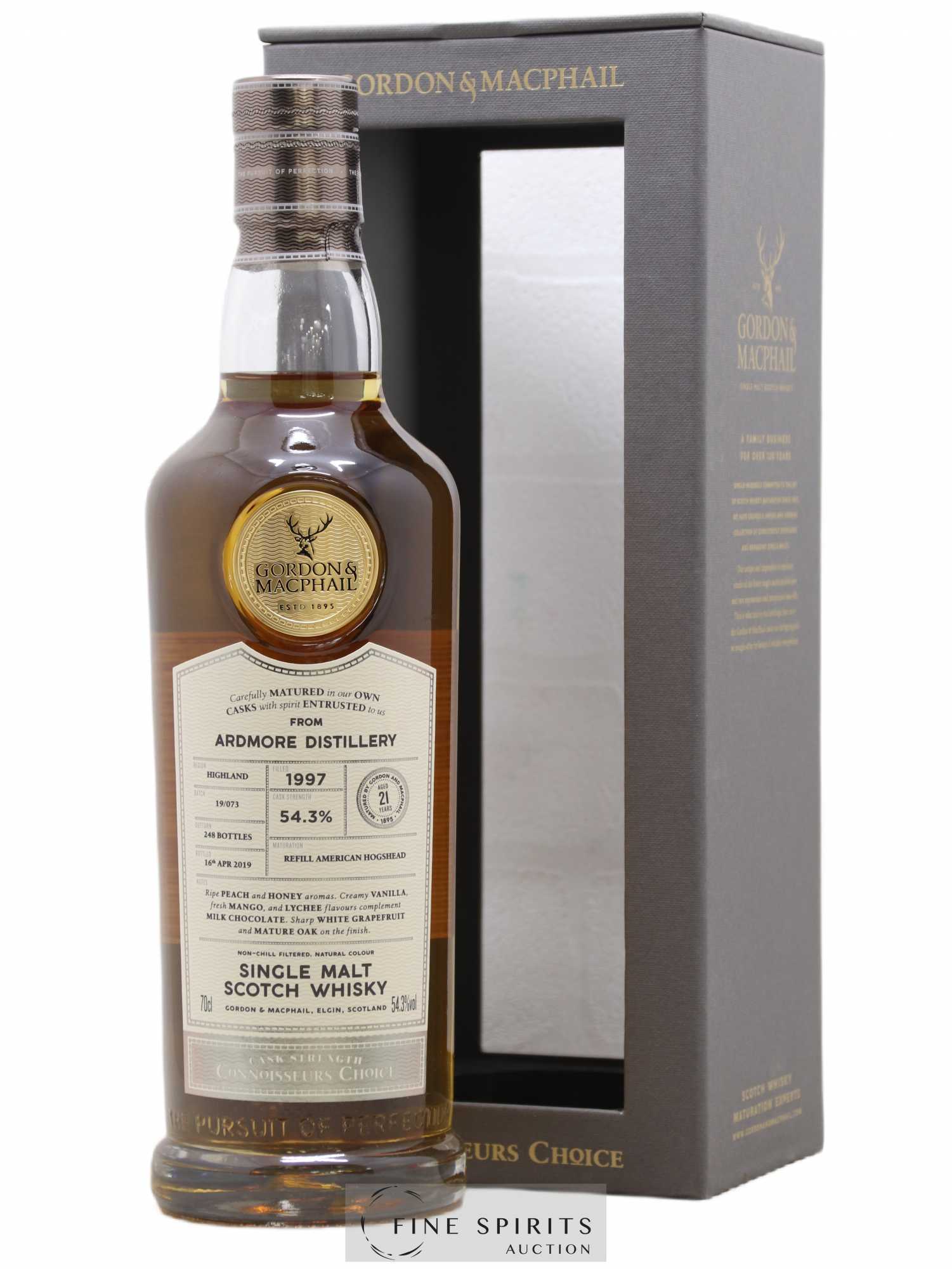 Ardmore 21 years 1997 Gordon & Macphail Batch n°19-073 - One of 248 - bottled 2019