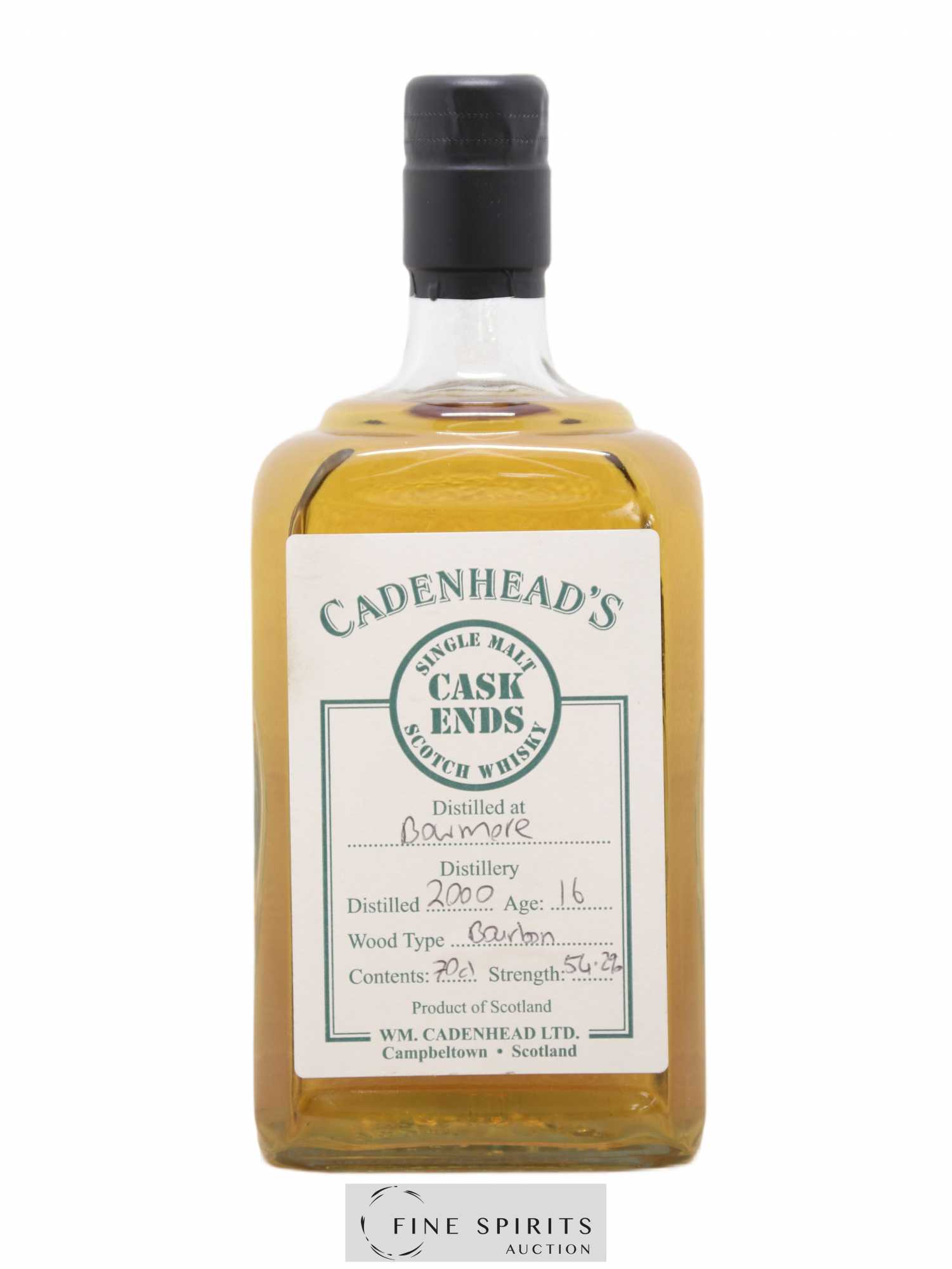 Bowmore 16 years 2000 Cadenhead's Cask Ends Bourbon Wood