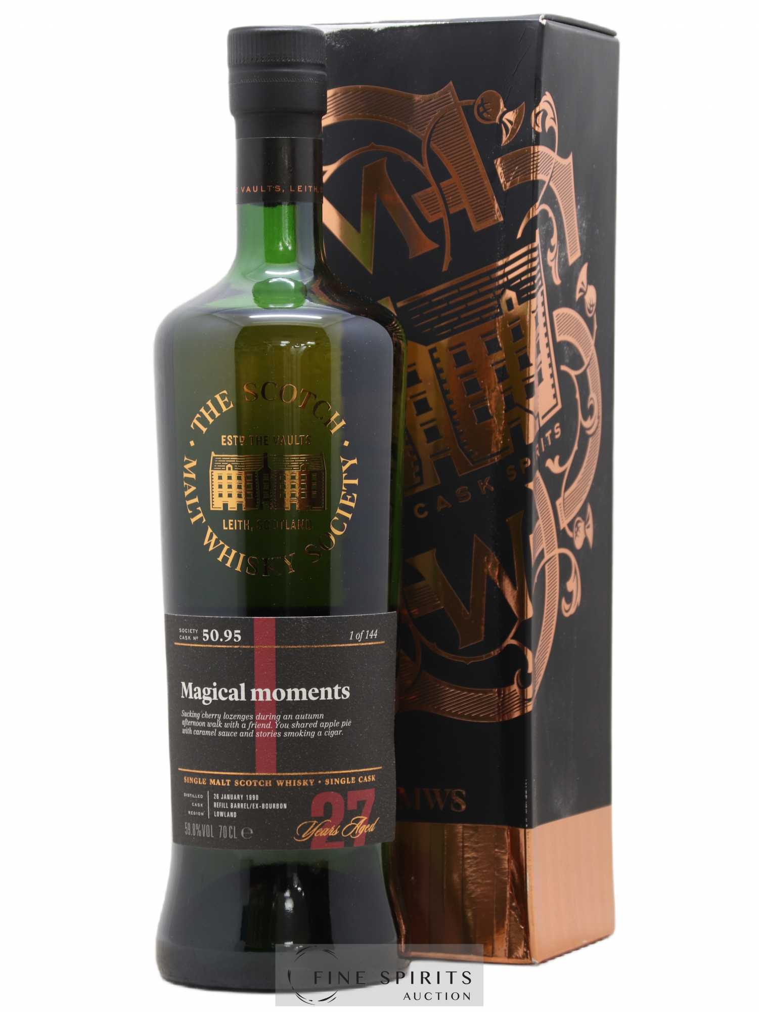 Magical Moments 27 years 1990 The Scotch Malt Whisky Society Cask n°50.95 - One of 144