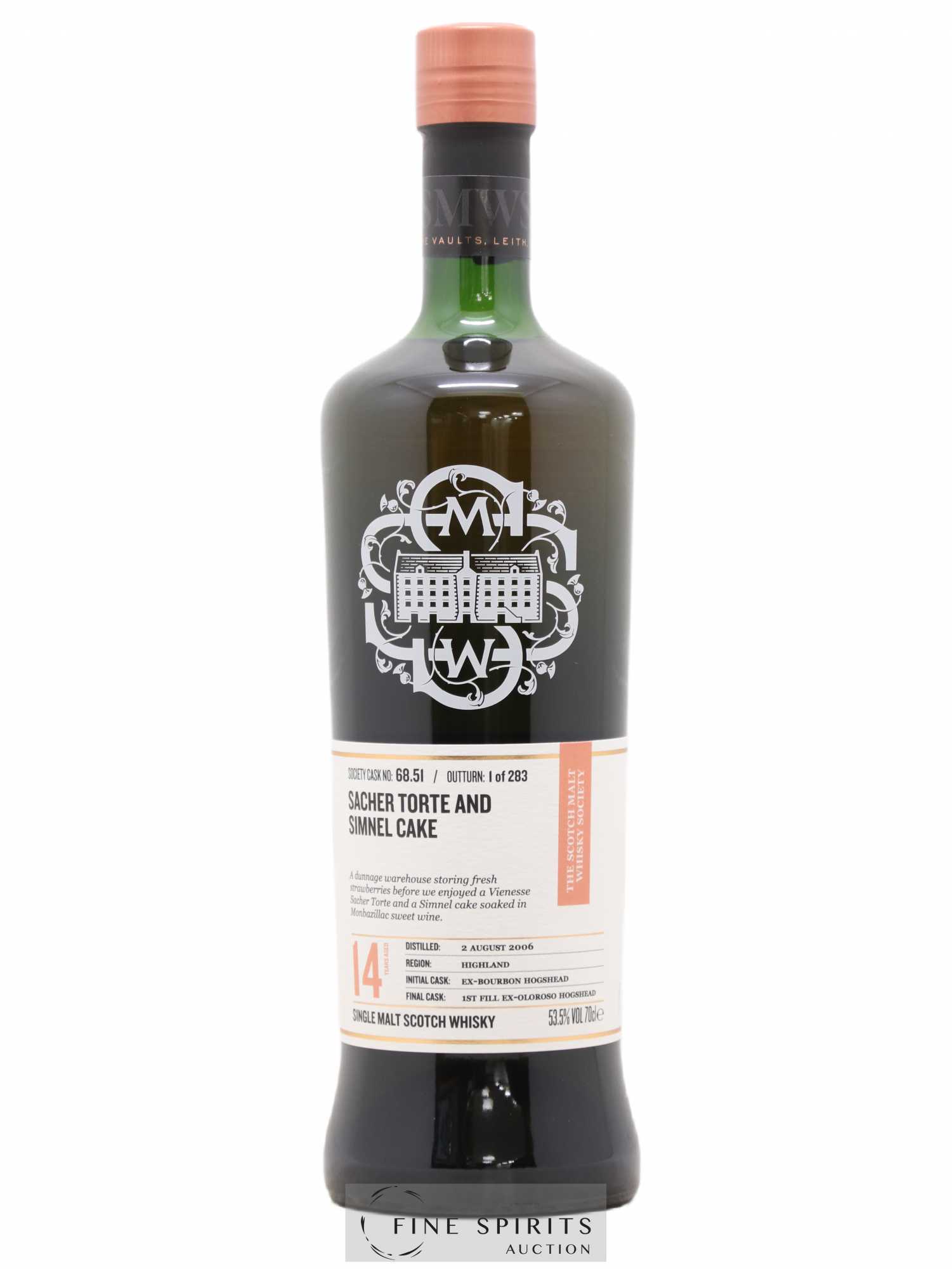 Sacher Torte and Simnel Cake 14 years 2006 The Scotch Malt Whisky Society Cask n°68.51 - One of 283