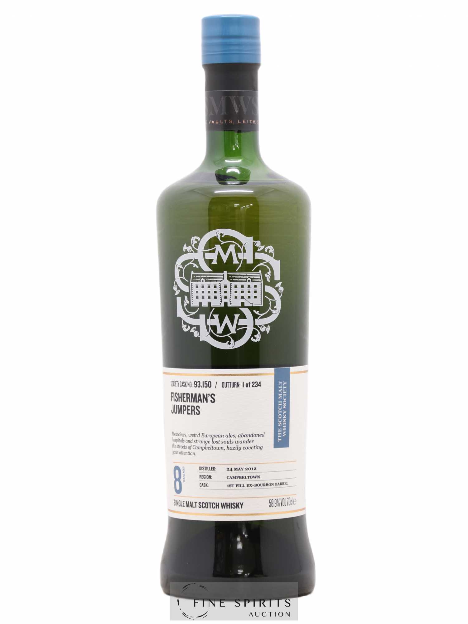 Fisherman's Jumpers 8 years 2012 The Scotch Malt Whisky Society Cask n°93.150 - One of 234