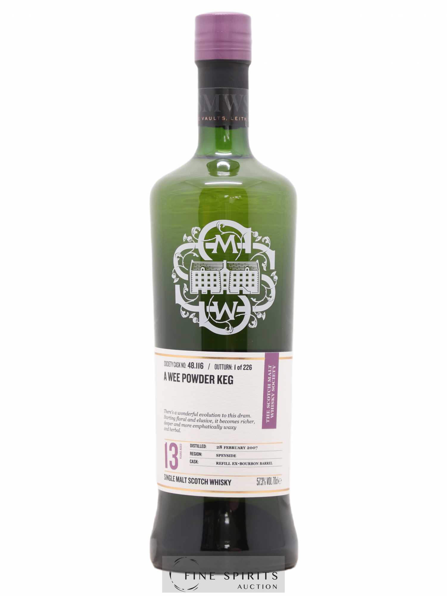 A Wee Powder Keg 13 years 2007 The Scotch Malt Whisky Society Cask n°48.116 - One of 226