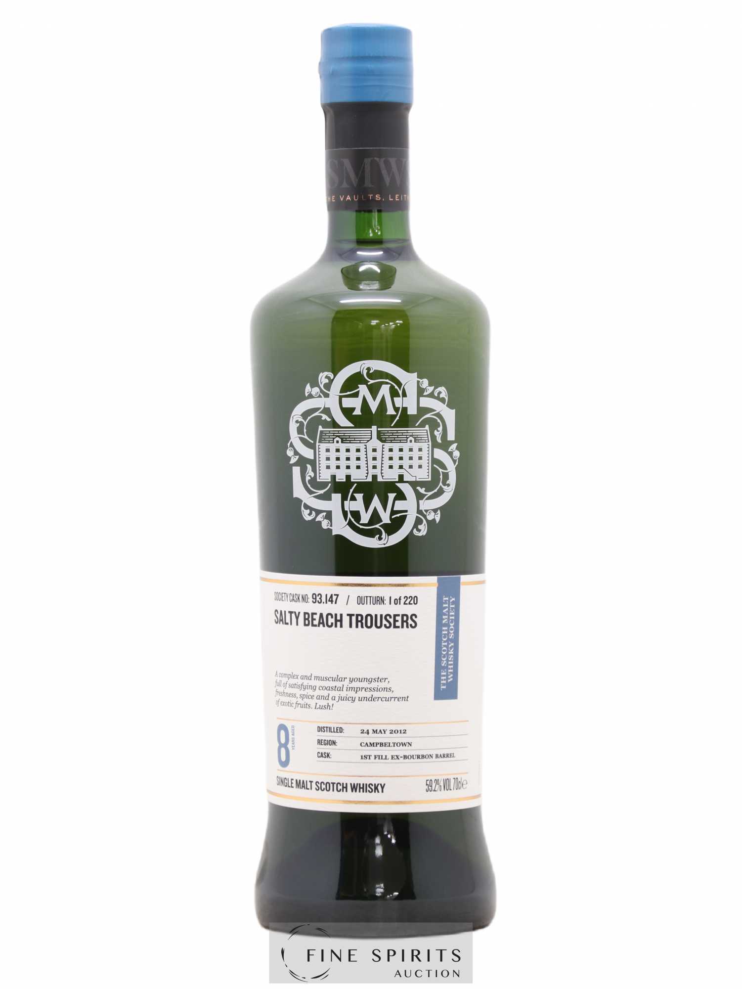 Salty Beach Trousers 8 years 2012 The Scotch Malt Whisky Society Cask n°93.147 - One of 220