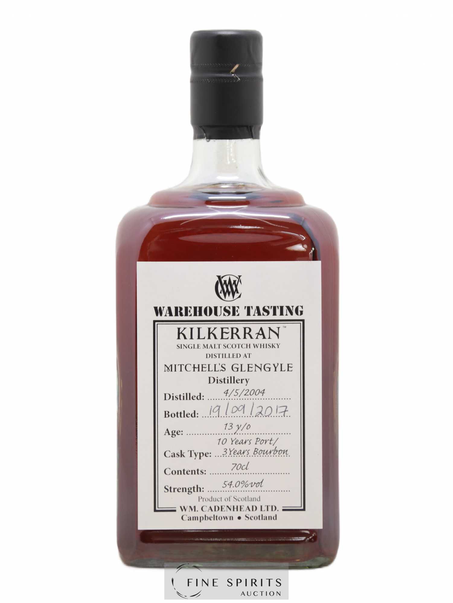 Kilkerran 13 years 2004 Cadenhead's bottled 2017 Warehouse Tasting